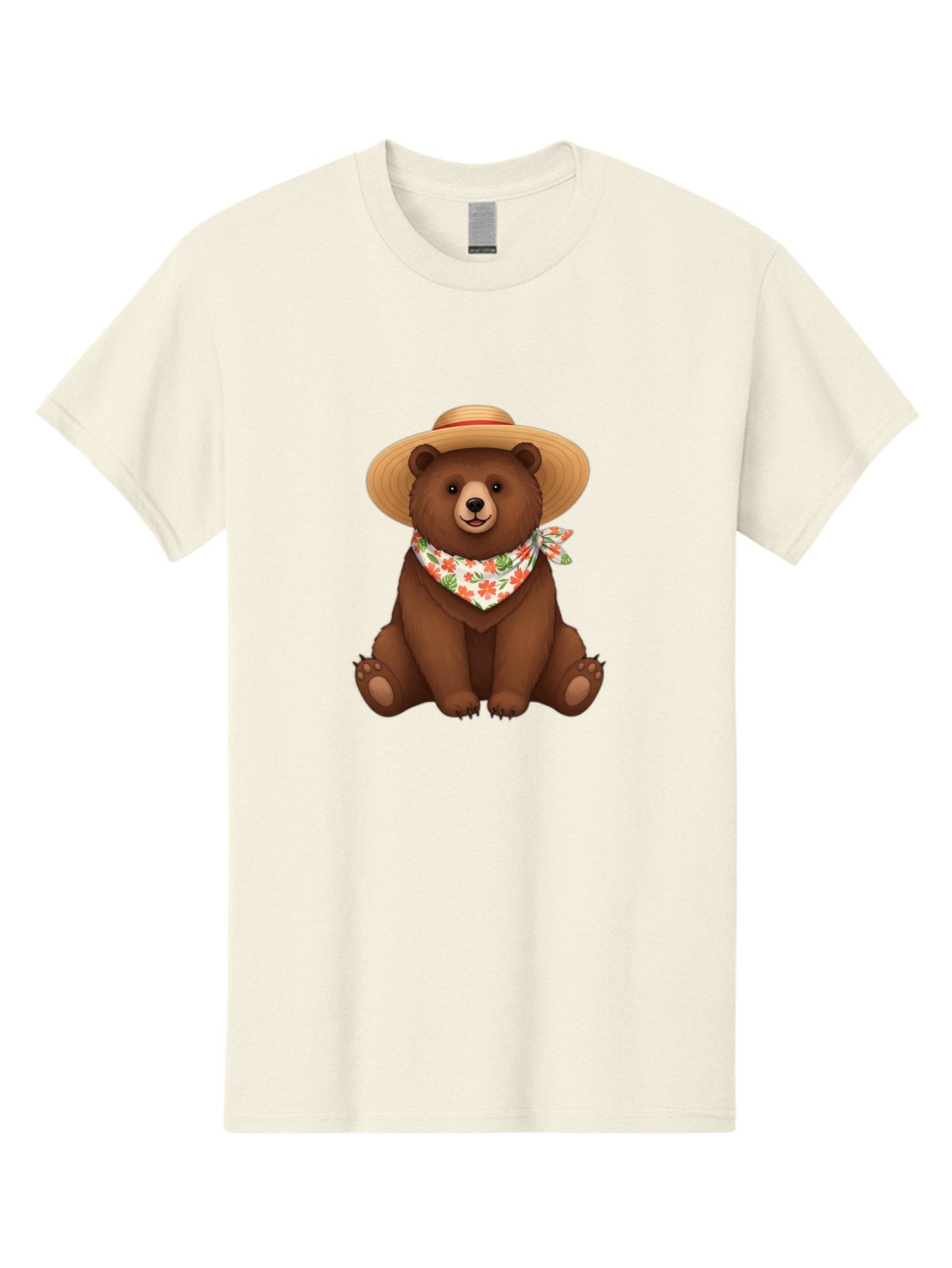 Bear-With-Hat-And-Bandana Men'S Graphic Tee, 100% Cotton, Comfortable Casual Summer Wear, Machine Washable, Vintage Camera, Old Camera, Antique Camera, Black Camera, Classic Photography, Photography Equipment, Nostalgic Device, Film Camera, Bae876 13