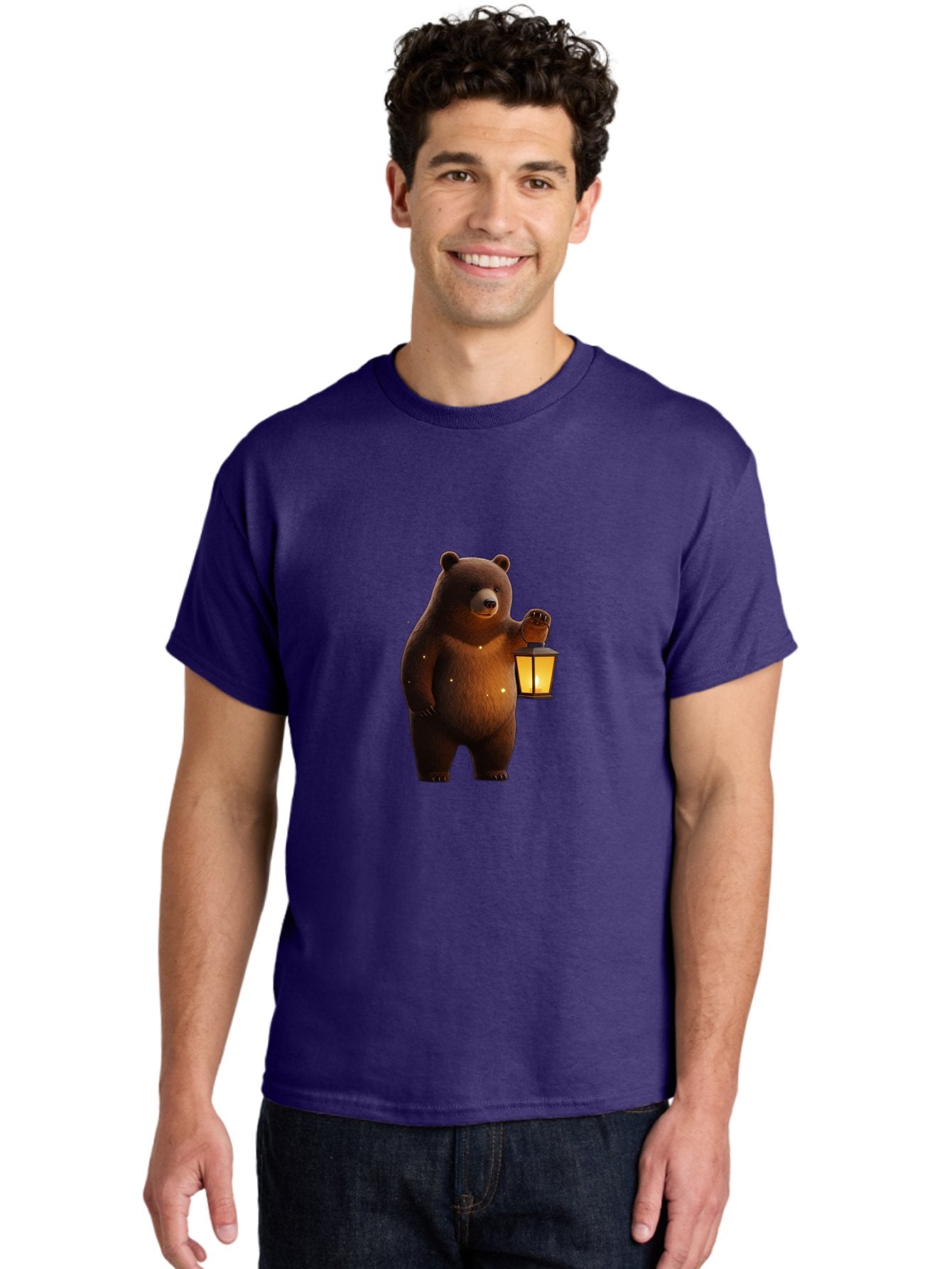 Bear-With-Lantern Men'S Graphic Tee, 100% Cotton, Comfortable Casual Summer Wear, Machine Washable, Vintage Camera, Old Camera, Antique Camera, Black Camera, Classic Photography, Photography Equipment, Nostalgic Device, Film Camera, Camera Art Bae882 16