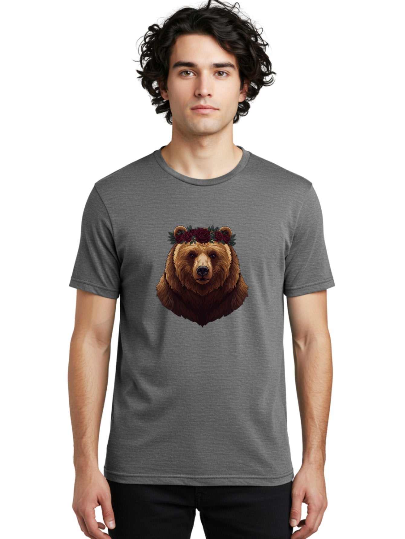 Bear-With-Roses Men'S Graphic Tee, 100% Cotton, Comfortable Casual Summer Wear, Machine Washable, Vintage Camera, Old Camera, Antique Camera, Black Camera, Classic Photography, Photography Equipment, Nostalgic Device, Film Camera, Camera Art Bae884 22