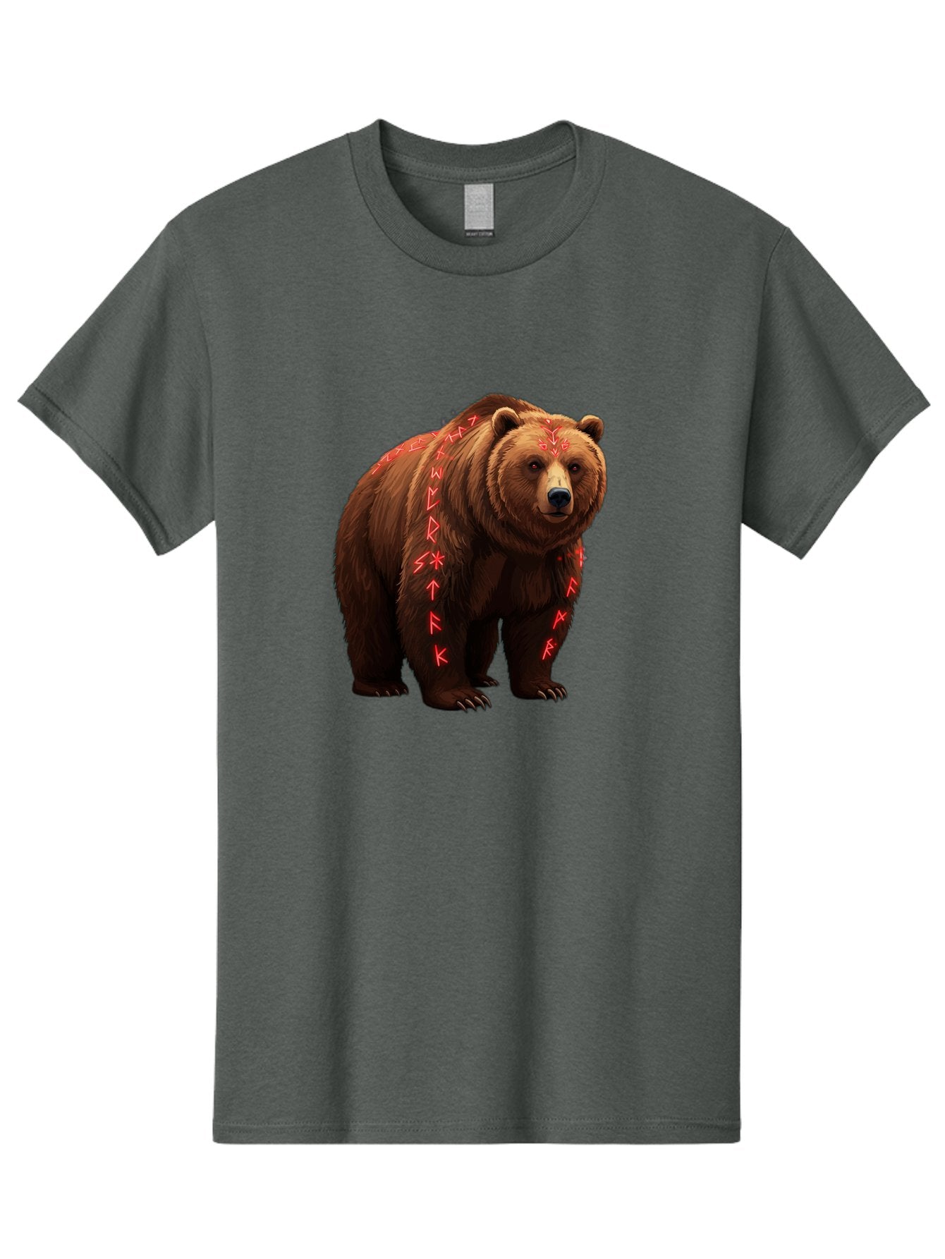 Bear-With-Runic-Symbols Men'S Graphic Tee, 100% Cotton, Comfortable Casual Summer Wear, Machine Washable, Vintage Camera, Old Camera, Antique Camera, Black Camera, Classic Photography, Photography Equipment, Nostalgic Device, Film Camera, Bae885 8