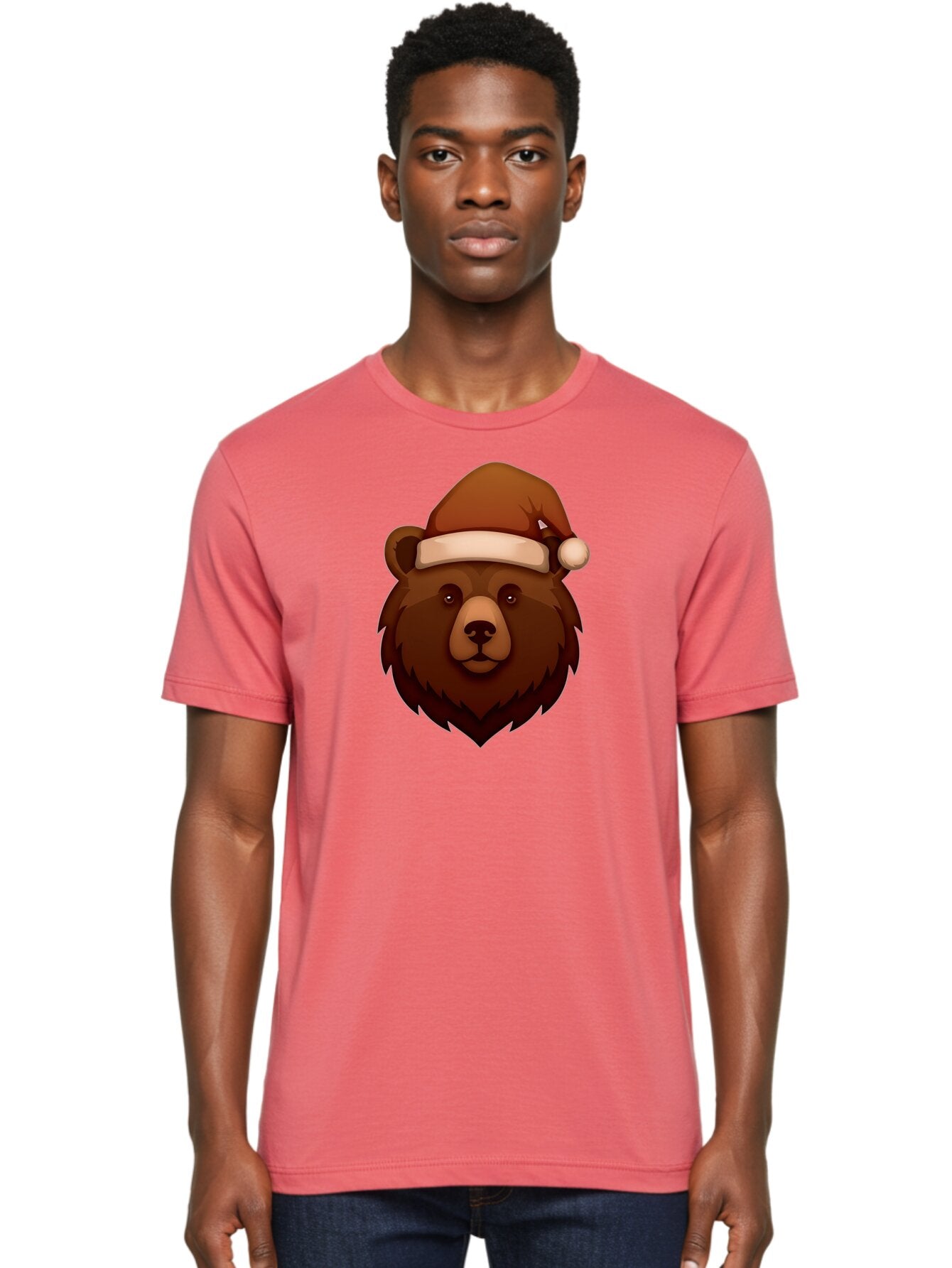 Bear-With-Santa-Hat Men'S Graphic Tee, 100% Cotton, Comfortable Casual Summer Wear, Machine Washable, Vintage Camera, Old Camera, Antique Camera, Black Camera, Classic Photography, Photography Equipment, Nostalgic Device, Film Camera, Bae886 22