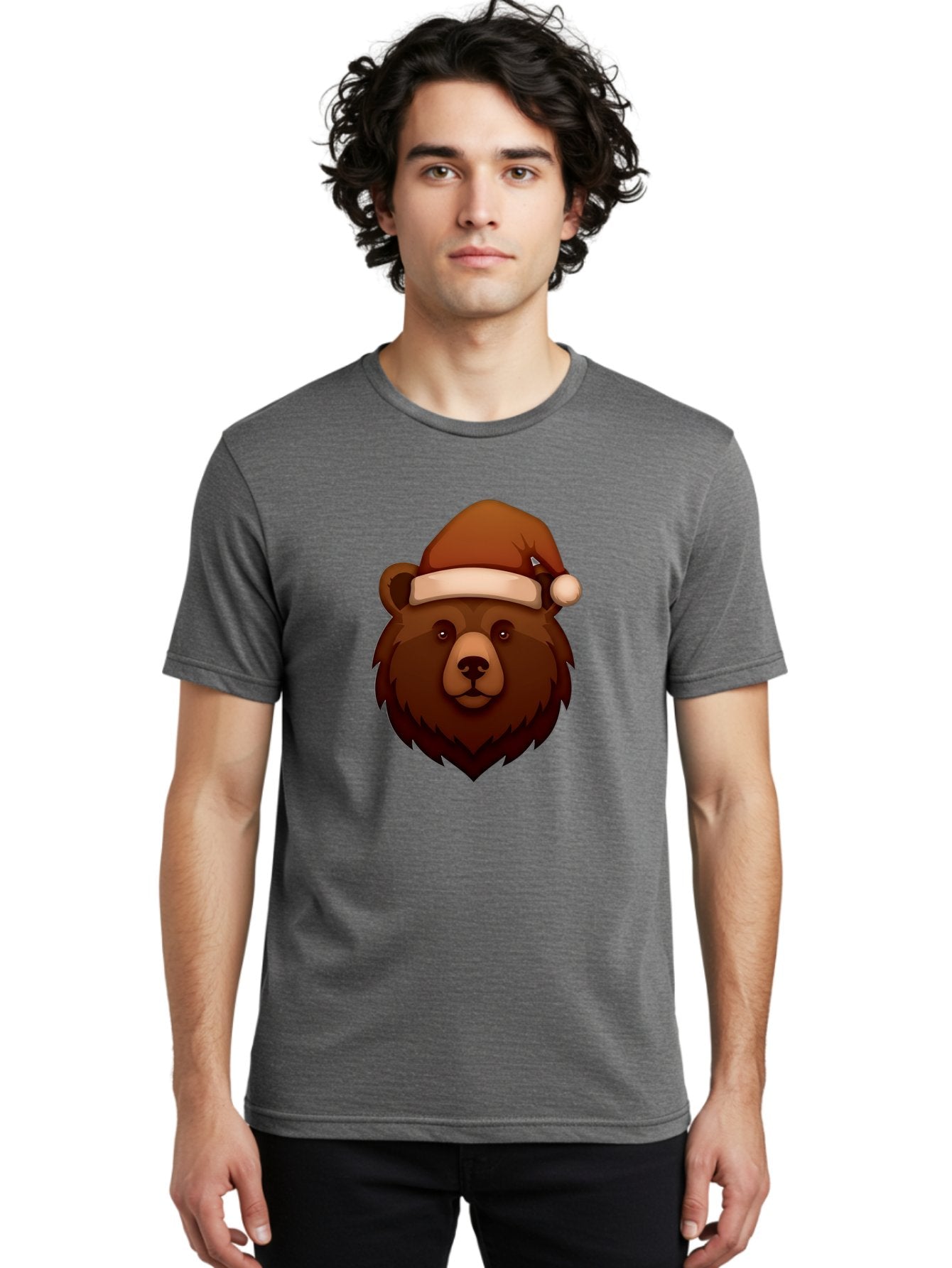 Bear-With-Santa-Hat Men'S Graphic Tee, 100% Cotton, Comfortable Casual Summer Wear, Machine Washable, Vintage Camera, Old Camera, Antique Camera, Black Camera, Classic Photography, Photography Equipment, Nostalgic Device, Film Camera, Bae886 18