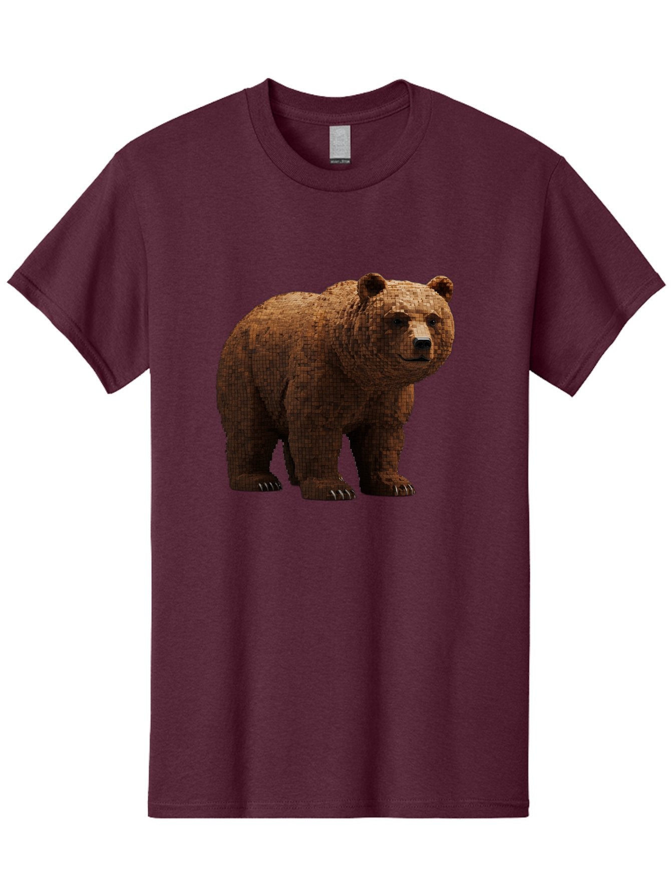 Bear Men'S Graphic Tee, 100% Cotton, Comfortable Casual Summer Wear, Machine Washable, Vintage Camera, Old Camera, Antique Camera, Black Camera, Classic Photography, Photography Equipment, Nostalgic Device, Film Camera, Camera Art Bae888