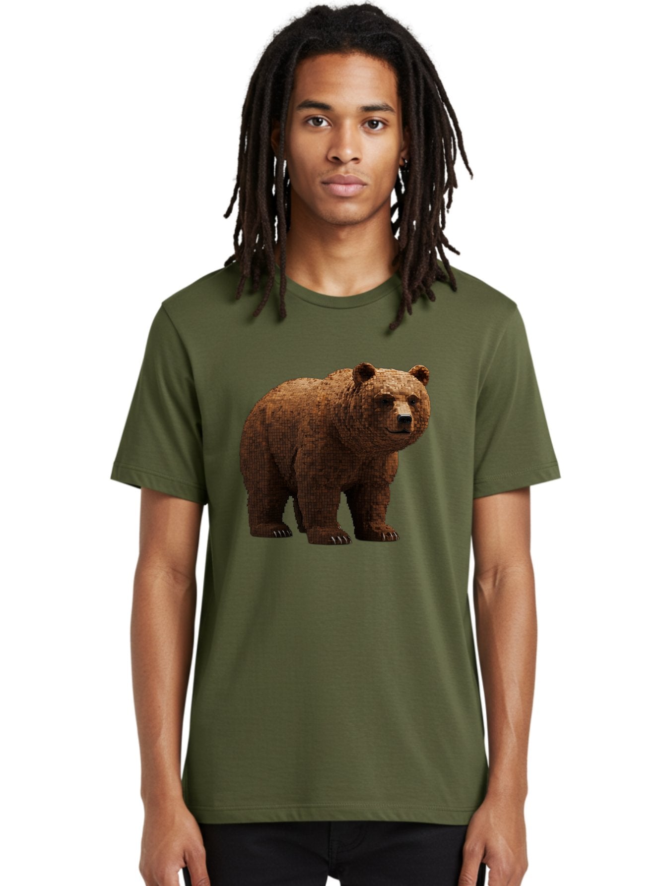Bear Men'S Graphic Tee, 100% Cotton, Comfortable Casual Summer Wear, Machine Washable, Vintage Camera, Old Camera, Antique Camera, Black Camera, Classic Photography, Photography Equipment, Nostalgic Device, Film Camera, Camera Art Bae888 23