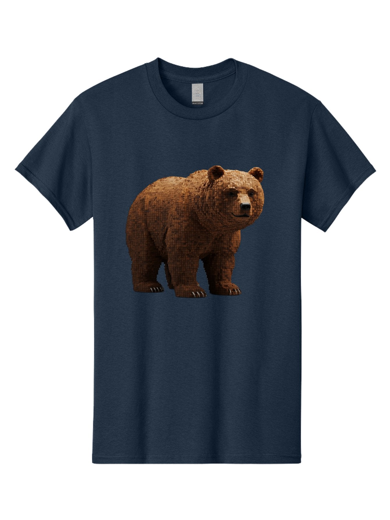Bear Men'S Graphic Tee, 100% Cotton, Comfortable Casual Summer Wear, Machine Washable, Vintage Camera, Old Camera, Antique Camera, Black Camera, Classic Photography, Photography Equipment, Nostalgic Device, Film Camera, Camera Art Bae888 8