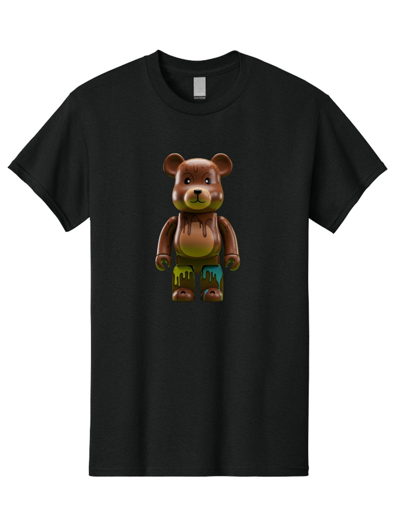 Bearbrick-1 Men'S Graphic Tee, 100% Cotton, Comfortable Casual Summer Wear, Machine Washable, Vintage Camera, Old Camera, Antique Camera, Black Camera, Classic Photography, Photography Equipment, Nostalgic Device, Film Camera, Camera Art Bae889 11