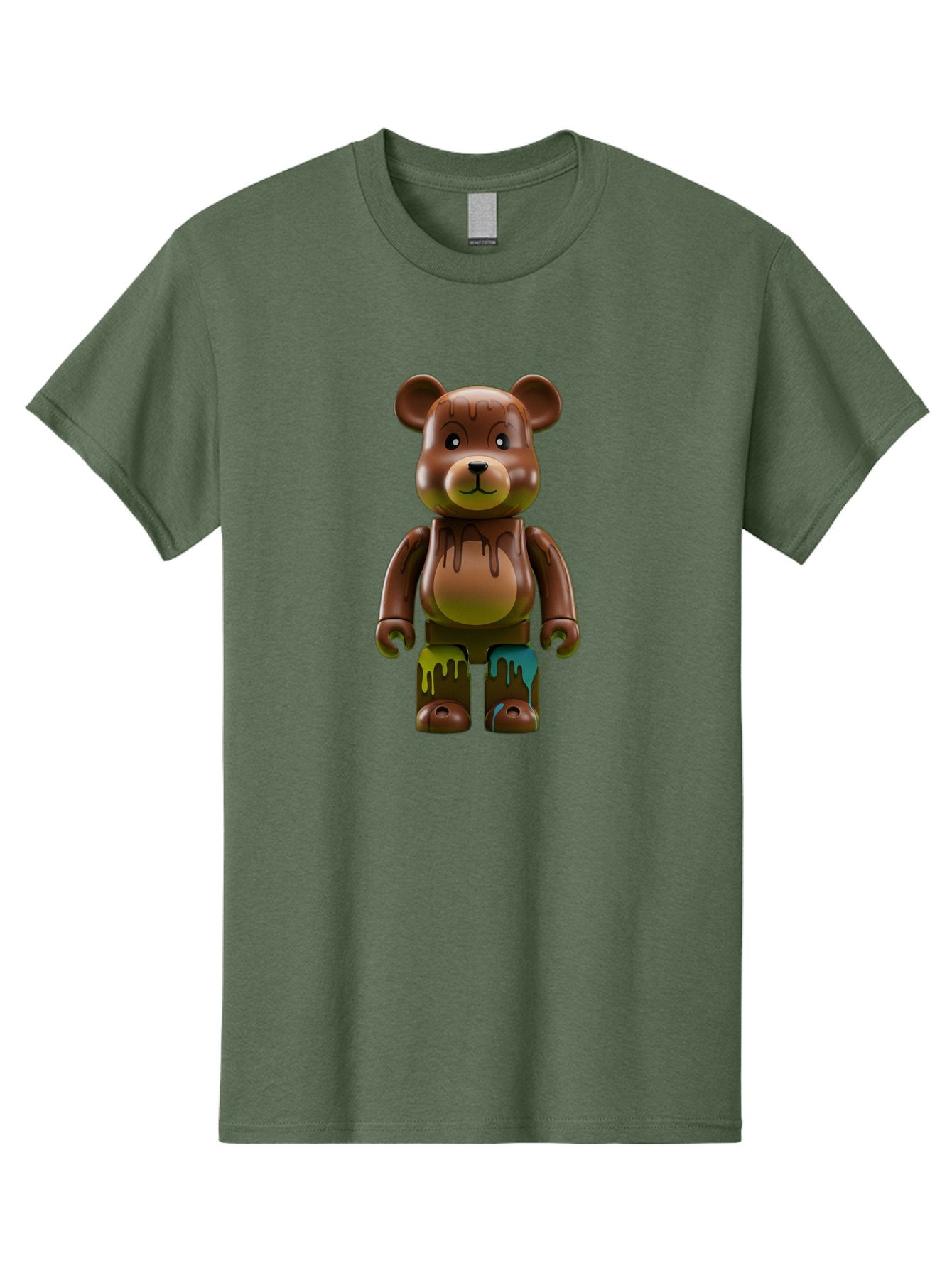 Bearbrick-1 Men'S Graphic Tee, 100% Cotton, Comfortable Casual Summer Wear, Machine Washable, Vintage Camera, Old Camera, Antique Camera, Black Camera, Classic Photography, Photography Equipment, Nostalgic Device, Film Camera, Camera Art Bae889 8