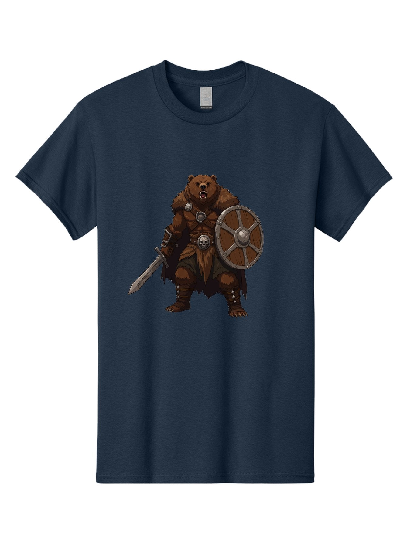 Berserker-Bear Men'S Graphic Tee, 100% Cotton, Comfortable Casual Summer Wear, Machine Washable, Vintage Camera, Old Camera, Antique Camera, Black Camera, Classic Photography, Photography Equipment, Nostalgic Device, Film Camera, Camera Art Bae891 6