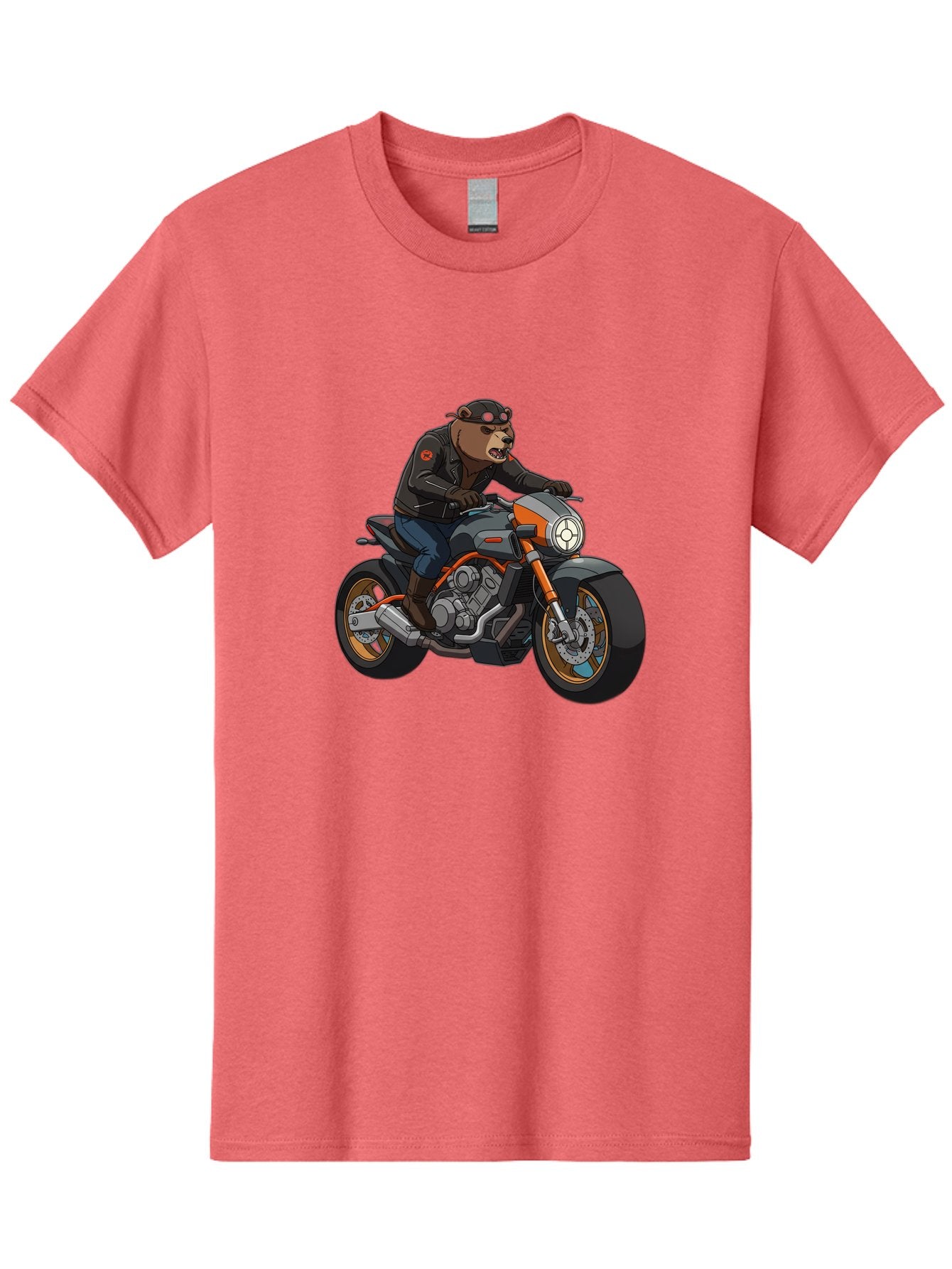 Biker-Bear-1 Men'S Graphic Tee, 100% Cotton, Comfortable Casual Summer Wear, Machine Washable, Vintage Camera, Old Camera, Antique Camera, Black Camera, Classic Photography, Photography Equipment, Nostalgic Device, Film Camera, Camera Art Bae892 5