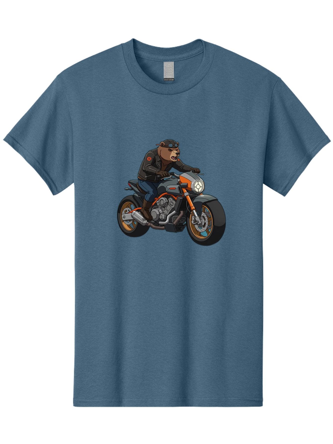 Biker-Bear-1 Men'S Graphic Tee, 100% Cotton, Comfortable Casual Summer Wear, Machine Washable, Vintage Camera, Old Camera, Antique Camera, Black Camera, Classic Photography, Photography Equipment, Nostalgic Device, Film Camera, Camera Art Bae892 6