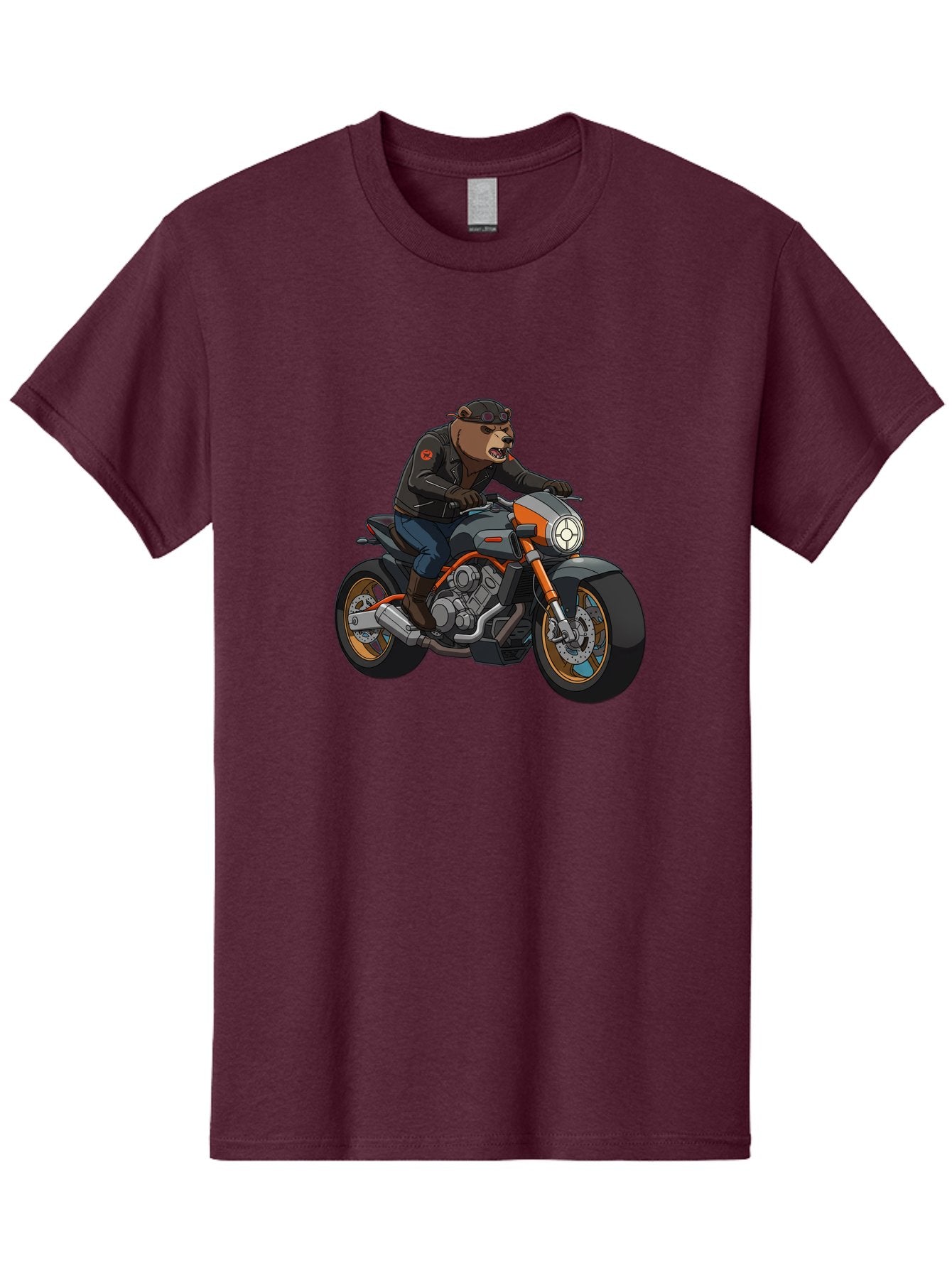 Biker-Bear-1 Men'S Graphic Tee, 100% Cotton, Comfortable Casual Summer Wear, Machine Washable, Vintage Camera, Old Camera, Antique Camera, Black Camera, Classic Photography, Photography Equipment, Nostalgic Device, Film Camera, Camera Art Bae892 10