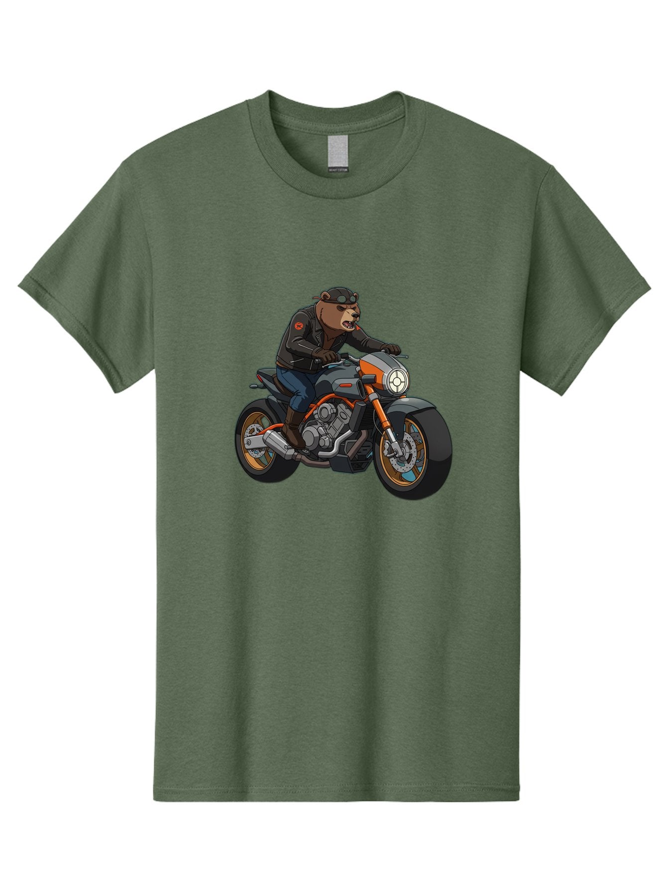 Biker-Bear-1 Men'S Graphic Tee, 100% Cotton, Comfortable Casual Summer Wear, Machine Washable, Vintage Camera, Old Camera, Antique Camera, Black Camera, Classic Photography, Photography Equipment, Nostalgic Device, Film Camera, Camera Art Bae892 4