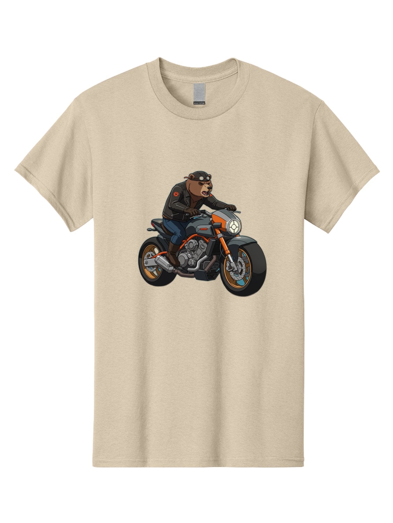 Biker-Bear-1 Men'S Graphic Tee, 100% Cotton, Comfortable Casual Summer Wear, Machine Washable, Vintage Camera, Old Camera, Antique Camera, Black Camera, Classic Photography, Photography Equipment, Nostalgic Device, Film Camera, Camera Art Bae892 12