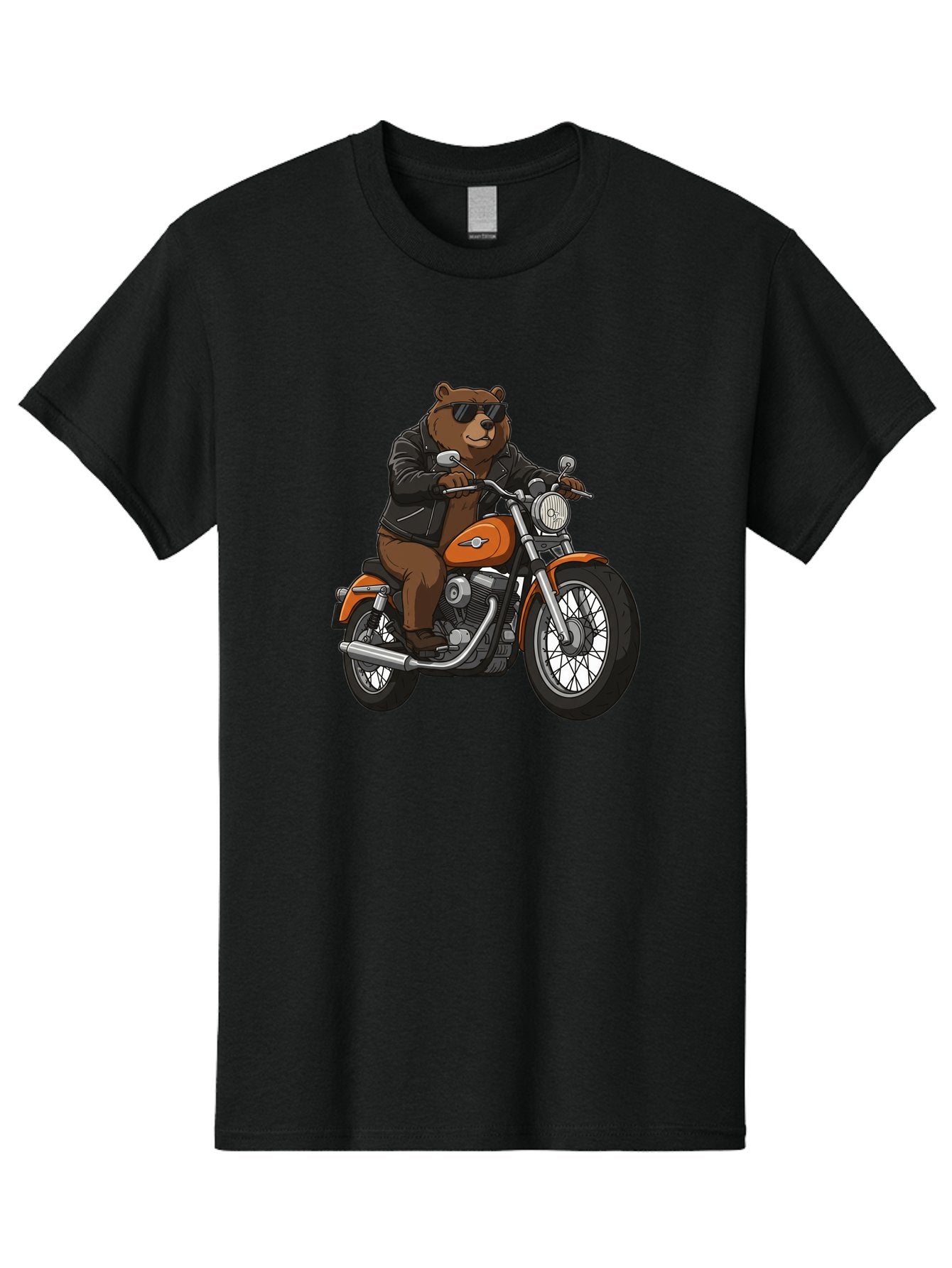 Biker-Bear Men'S Graphic Tee, 100% Cotton, Comfortable Casual Summer Wear, Machine Washable, Vintage Camera, Old Camera, Antique Camera, Black Camera, Classic Photography, Photography Equipment, Nostalgic Device, Film Camera, Camera Art Bae893