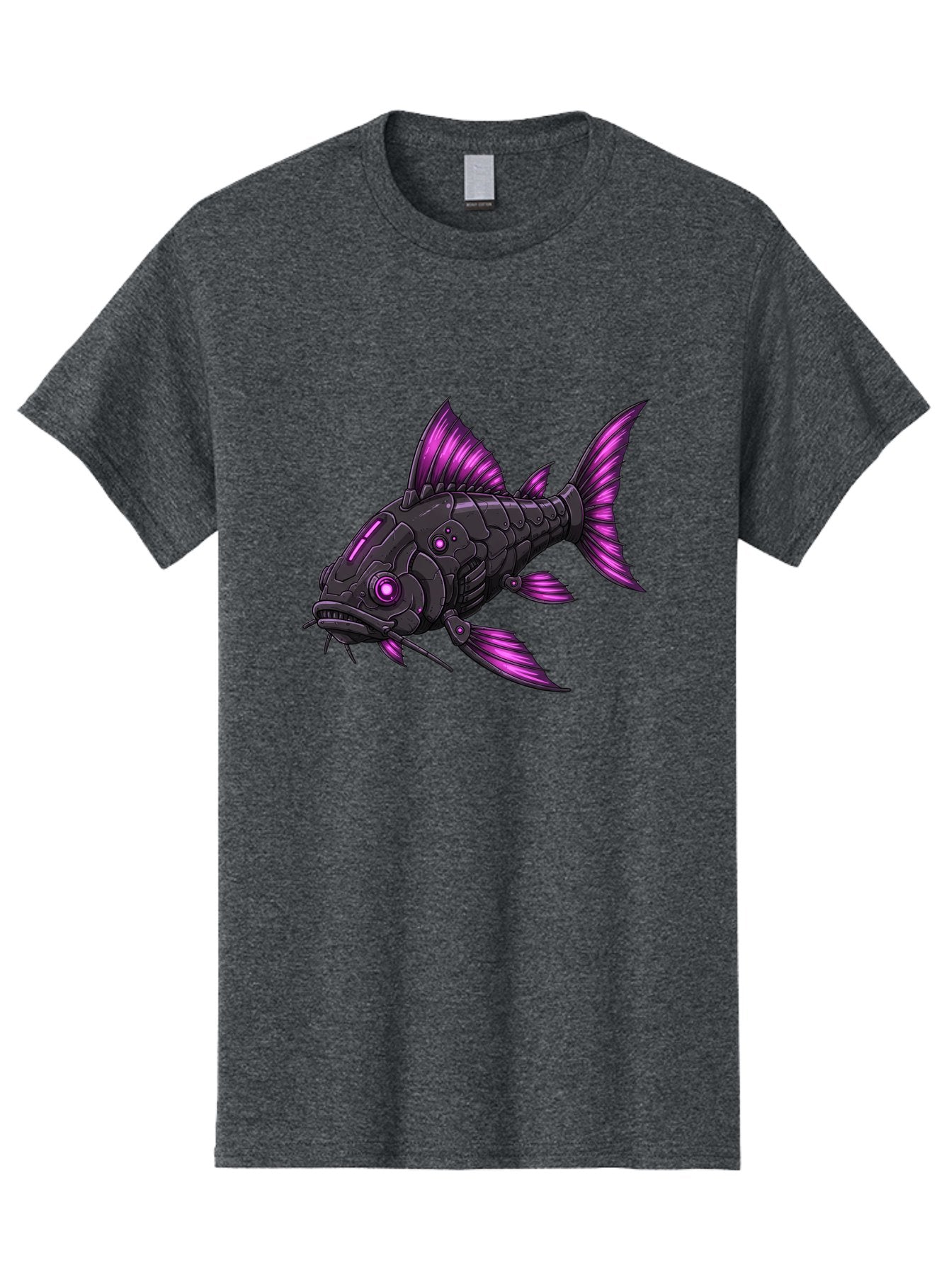 Black-Fish-With-Purple-Fins Men'S Graphic Tee, 100% Cotton, Comfortable Casual Summer Wear, Machine Washable, Vintage Camera, Old Camera, Antique Camera, Black Camera, Classic Photography, Photography Equipment, Nostalgic Device, Film Camera, Bae896 11