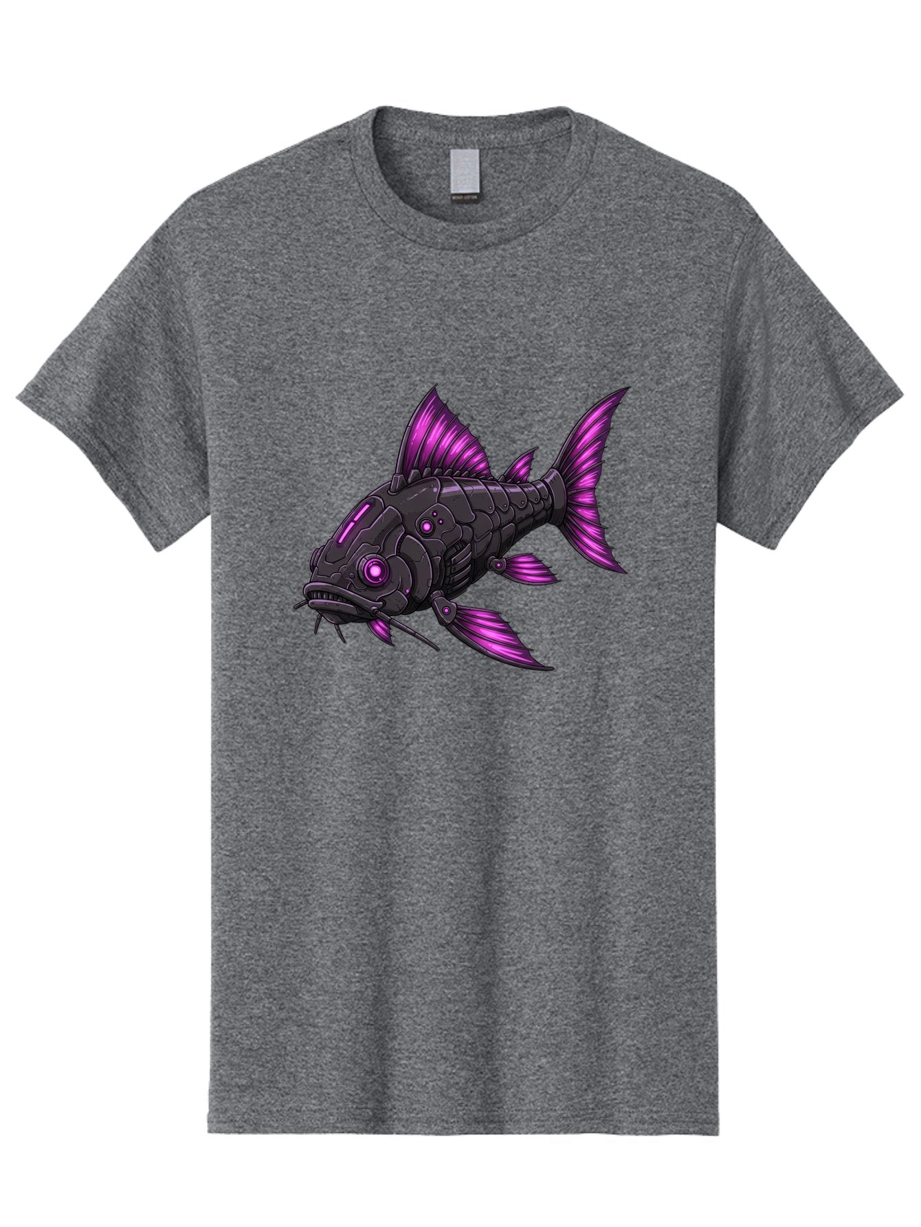 Black-Fish-With-Purple-Fins Men'S Graphic Tee, 100% Cotton, Comfortable Casual Summer Wear, Machine Washable, Vintage Camera, Old Camera, Antique Camera, Black Camera, Classic Photography, Photography Equipment, Nostalgic Device, Film Camera, Bae896 8