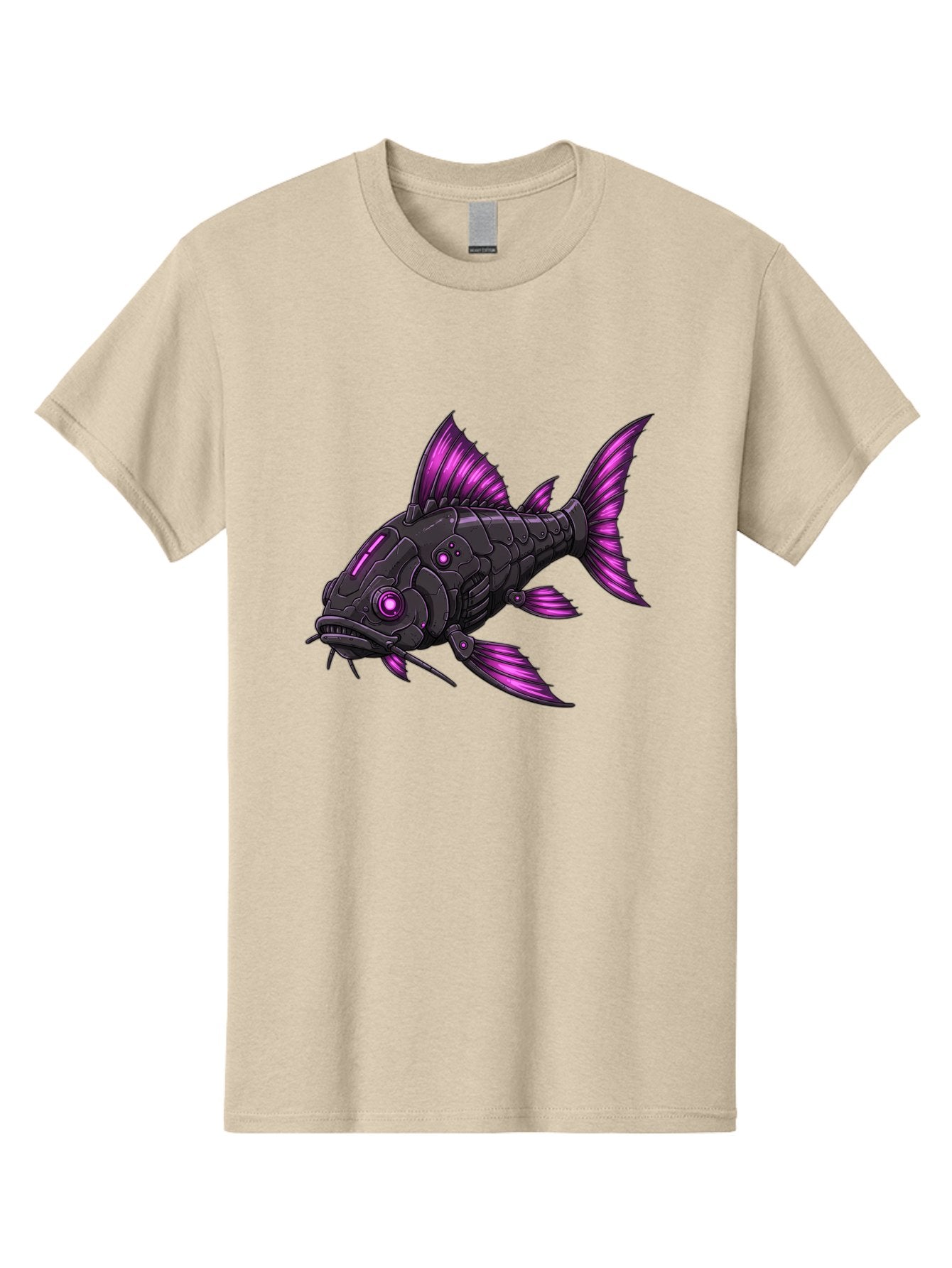 Black-Fish-With-Purple-Fins Men'S Graphic Tee, 100% Cotton, Comfortable Casual Summer Wear, Machine Washable, Vintage Camera, Old Camera, Antique Camera, Black Camera, Classic Photography, Photography Equipment, Nostalgic Device, Film Camera, Bae896 3