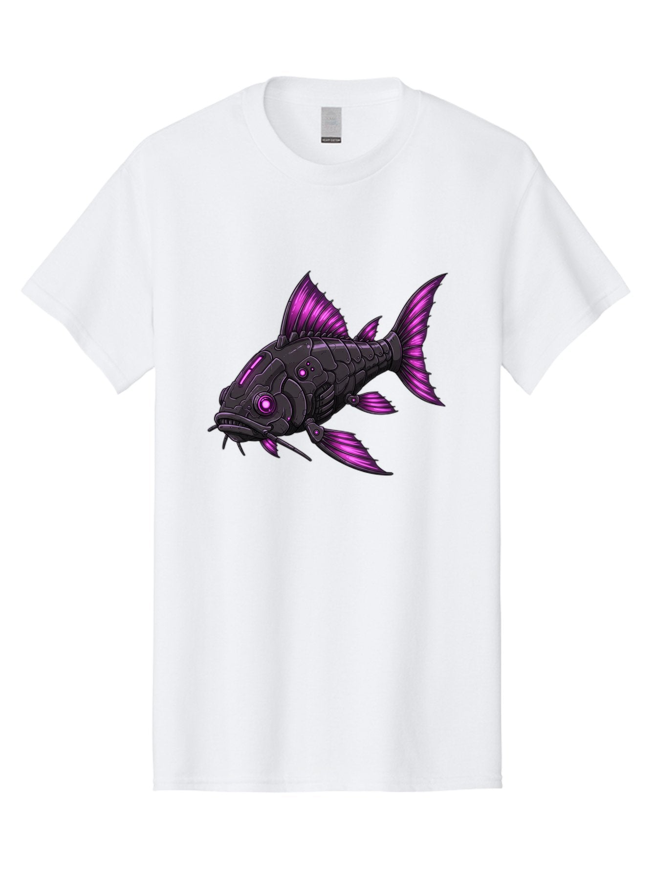Black-Fish-With-Purple-Fins Men'S Graphic Tee, 100% Cotton, Comfortable Casual Summer Wear, Machine Washable, Vintage Camera, Old Camera, Antique Camera, Black Camera, Classic Photography, Photography Equipment, Nostalgic Device, Film Camera, Bae896 4