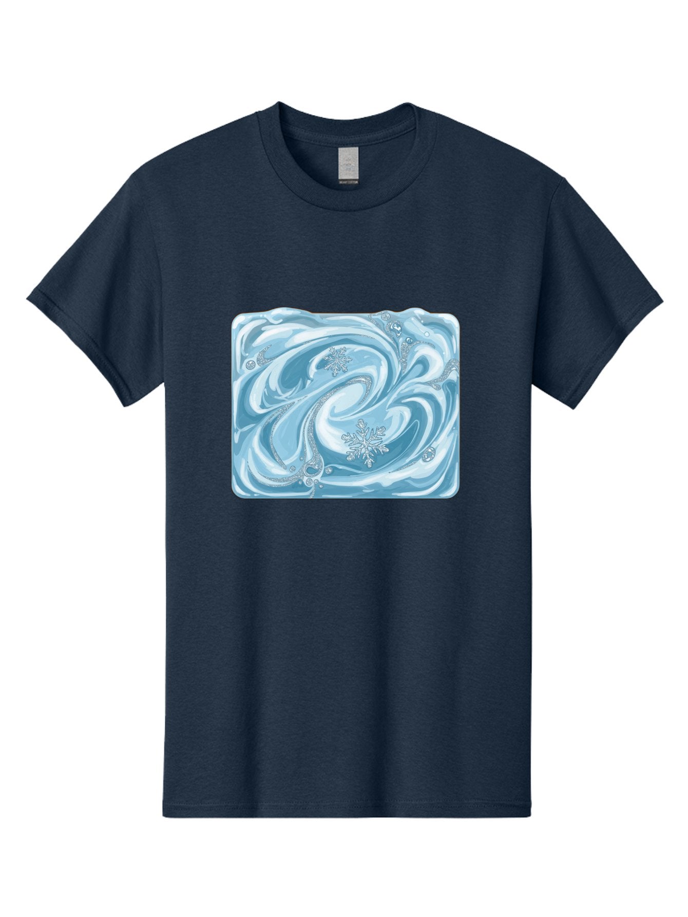 Blue-Swirl-Snowflakes Men'S Graphic Tee, 100% Cotton, Comfortable Casual Summer Wear, Machine Washable, Vintage Camera, Old Camera, Antique Camera, Black Camera, Classic Photography, Photography Equipment, Nostalgic Device, Film Camera, Bae898 8
