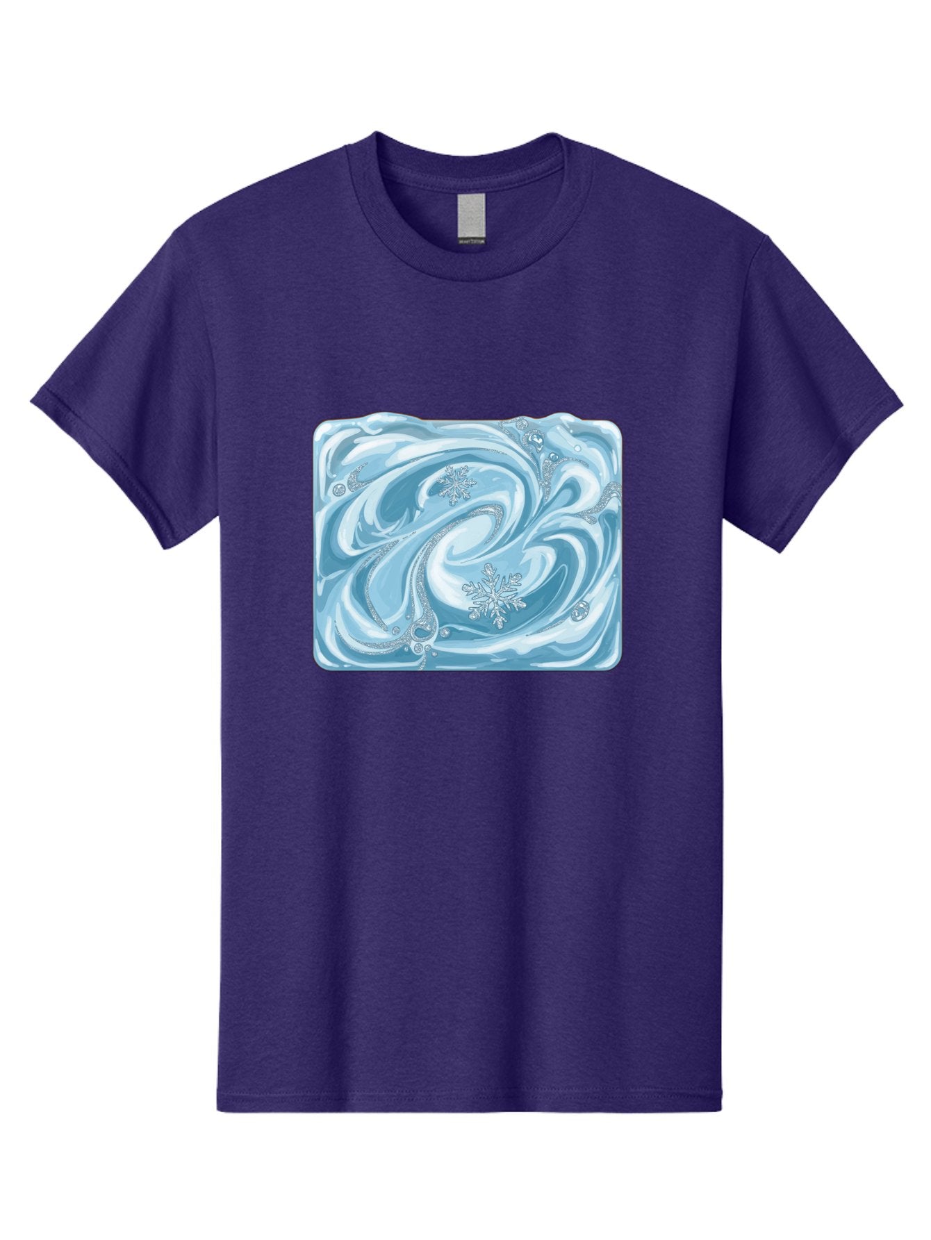 Blue-Swirl-Snowflakes Men'S Graphic Tee, 100% Cotton, Comfortable Casual Summer Wear, Machine Washable, Vintage Camera, Old Camera, Antique Camera, Black Camera, Classic Photography, Photography Equipment, Nostalgic Device, Film Camera, Bae898