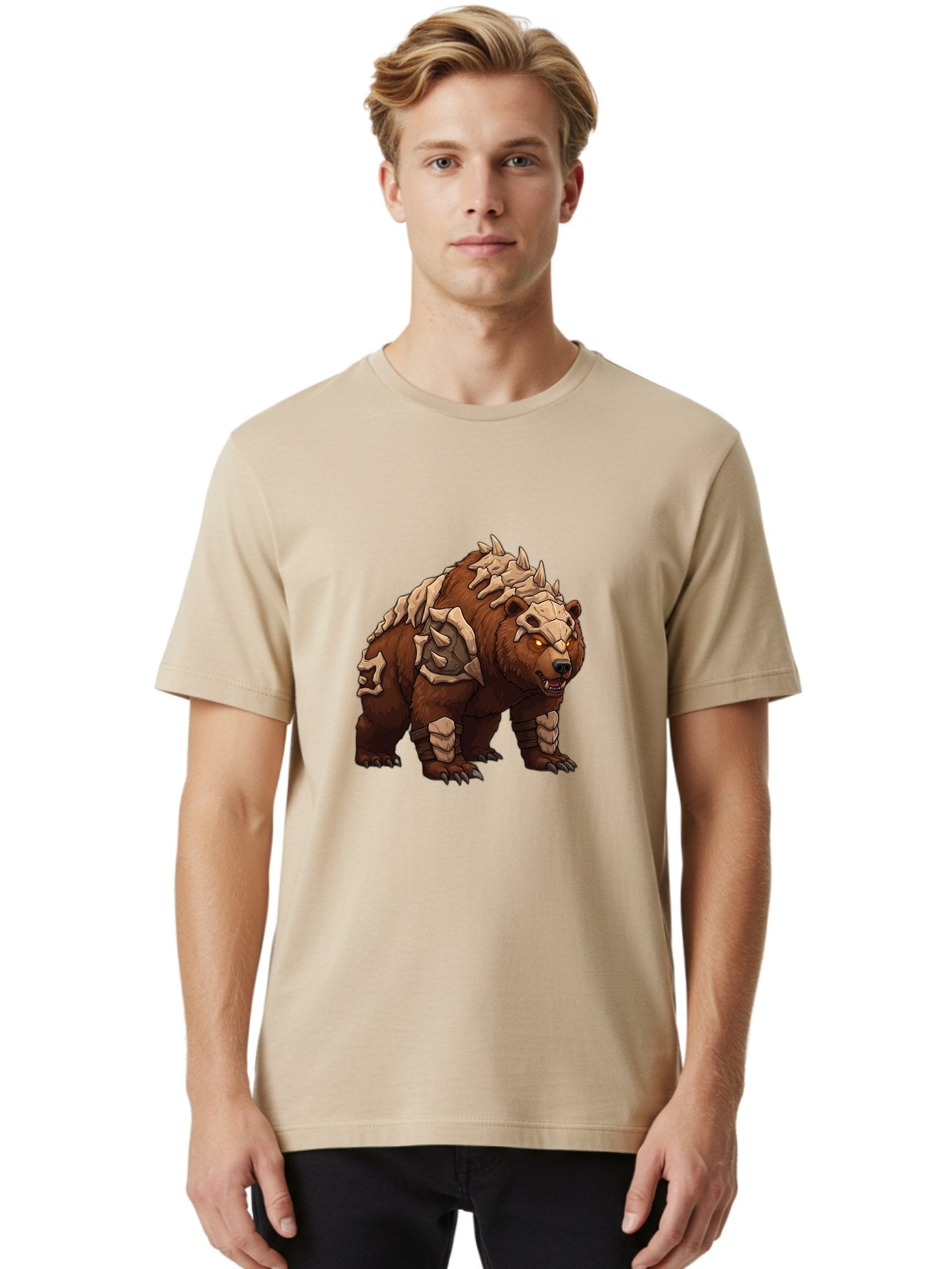 Bone-Bear Men'S Graphic Tee, 100% Cotton, Comfortable Casual Summer Wear, Machine Washable, Vintage Camera, Old Camera, Antique Camera, Black Camera, Classic Photography, Photography Equipment, Nostalgic Device, Film Camera, Camera Art Bae900 17