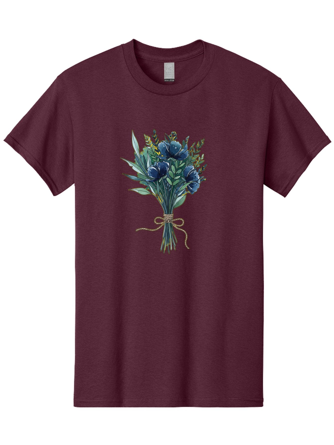 Bouquet-Of-Blue-Flowers Men'S Graphic Tee, 100% Cotton, Comfortable Casual Summer Wear, Machine Washable, Vintage Camera, Old Camera, Antique Camera, Black Camera, Classic Photography, Photography Equipment, Nostalgic Device, Film Camera, Bae901 4