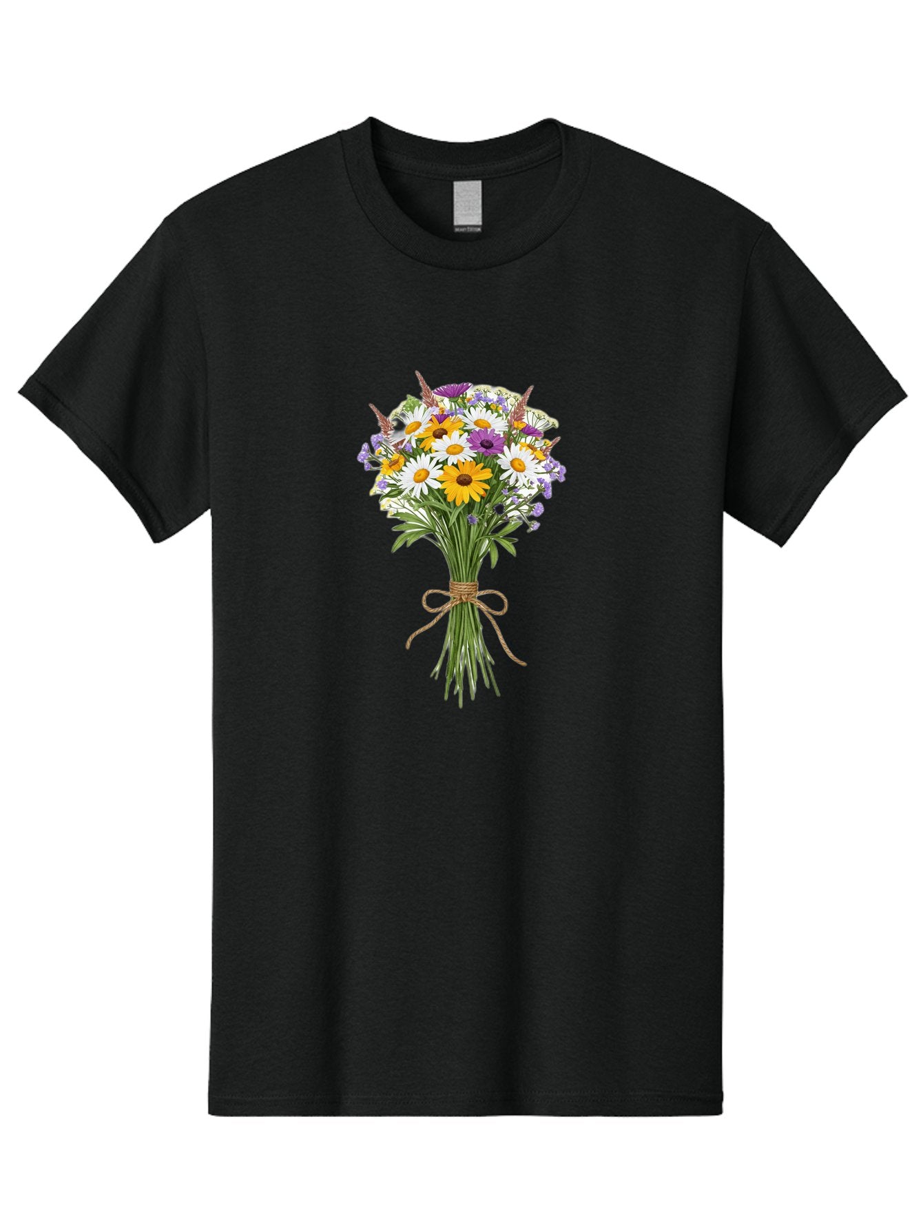 Bouquet-Of-Wildflowers Men'S Graphic Tee, 100% Cotton, Comfortable Casual Summer Wear, Machine Washable, Vintage Camera, Old Camera, Antique Camera, Black Camera, Classic Photography, Photography Equipment, Nostalgic Device, Film Camera, Bae904 11