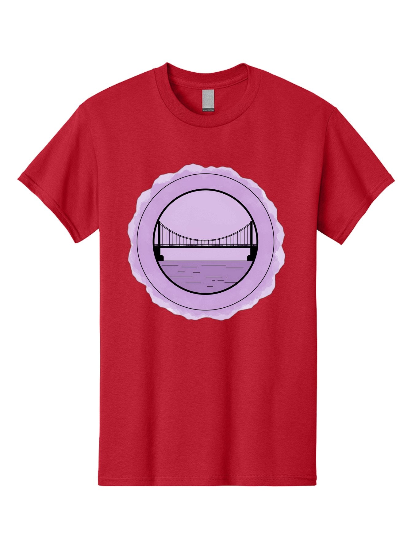 Bridge-Illustration Men'S Graphic Tee, 100% Cotton, Comfortable Casual Summer Wear, Machine Washable, Vintage Camera, Old Camera, Antique Camera, Black Camera, Classic Photography, Photography Equipment, Nostalgic Device, Film Camera, Bae905 14