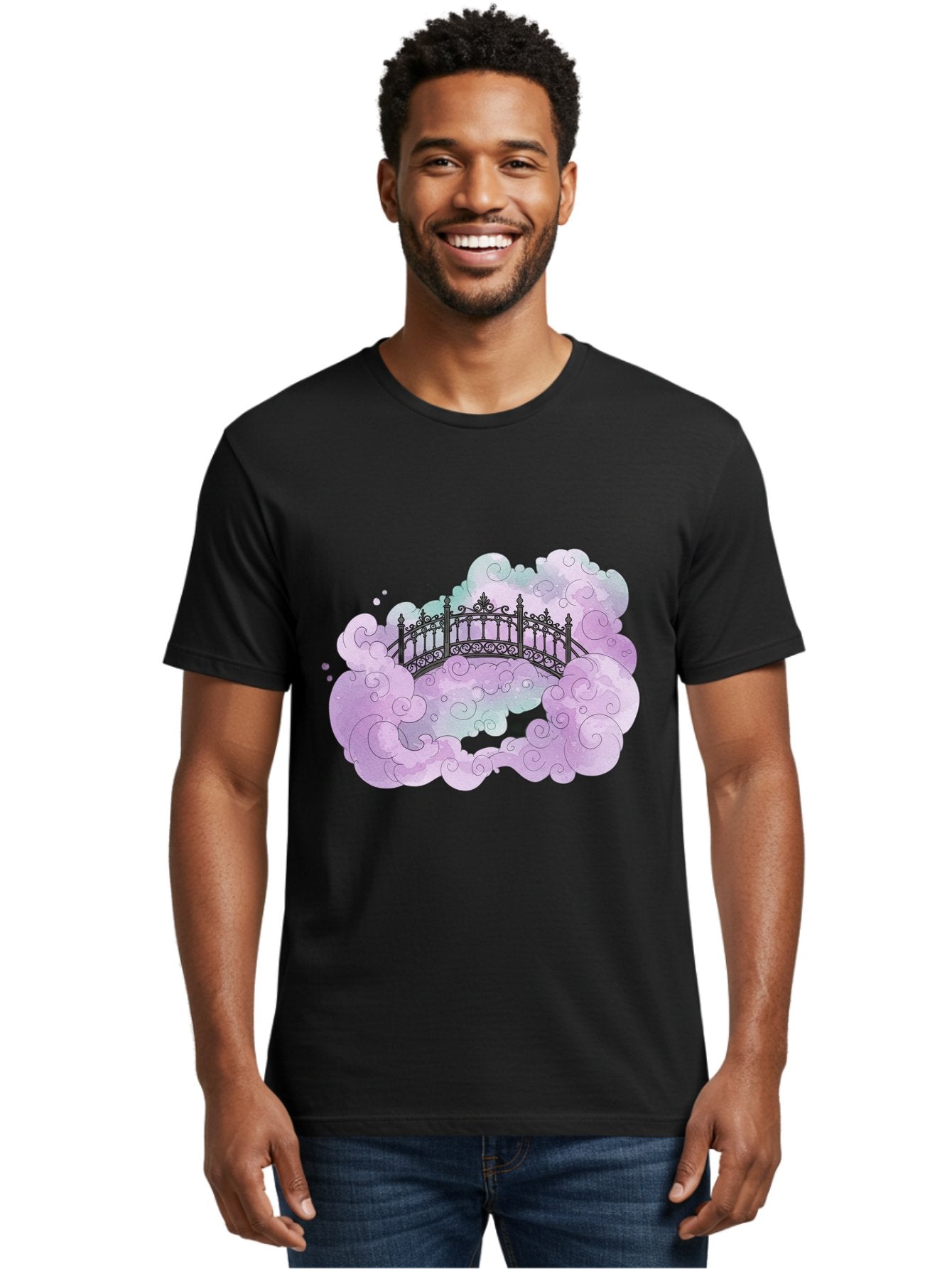 Bridge-In-Clouds Men'S Graphic Tee, 100% Cotton, Comfortable Casual Summer Wear, Machine Washable, Vintage Camera, Old Camera, Antique Camera, Black Camera, Classic Photography, Photography Equipment, Nostalgic Device, Film Camera, Camera Art Bae906 29