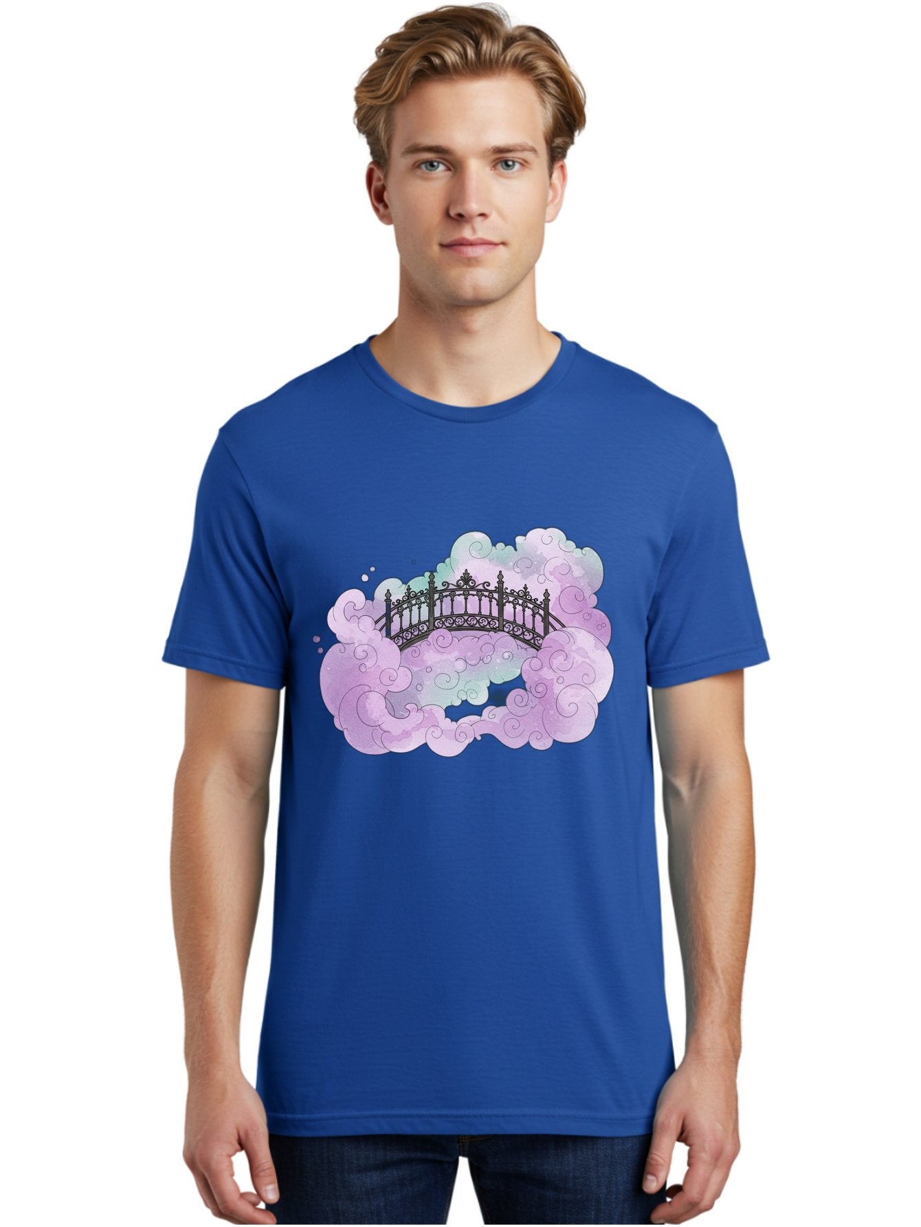 Bridge-In-Clouds Men'S Graphic Tee, 100% Cotton, Comfortable Casual Summer Wear, Machine Washable, Vintage Camera, Old Camera, Antique Camera, Black Camera, Classic Photography, Photography Equipment, Nostalgic Device, Film Camera, Camera Art Bae906 22