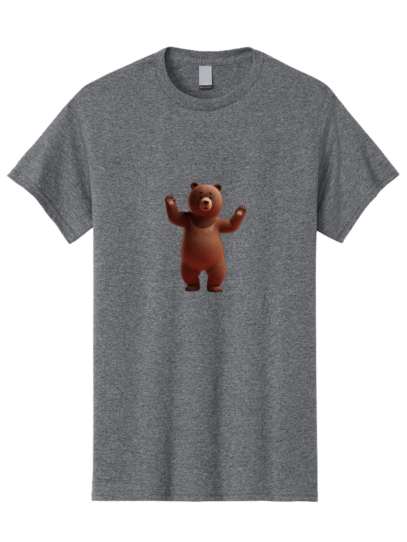 Brown-Bear-1 Men'S Graphic Tee, 100% Cotton, Comfortable Casual Summer Wear, Machine Washable, Vintage Camera, Old Camera, Antique Camera, Black Camera, Classic Photography, Photography Equipment, Nostalgic Device, Film Camera, Camera Art Bae908