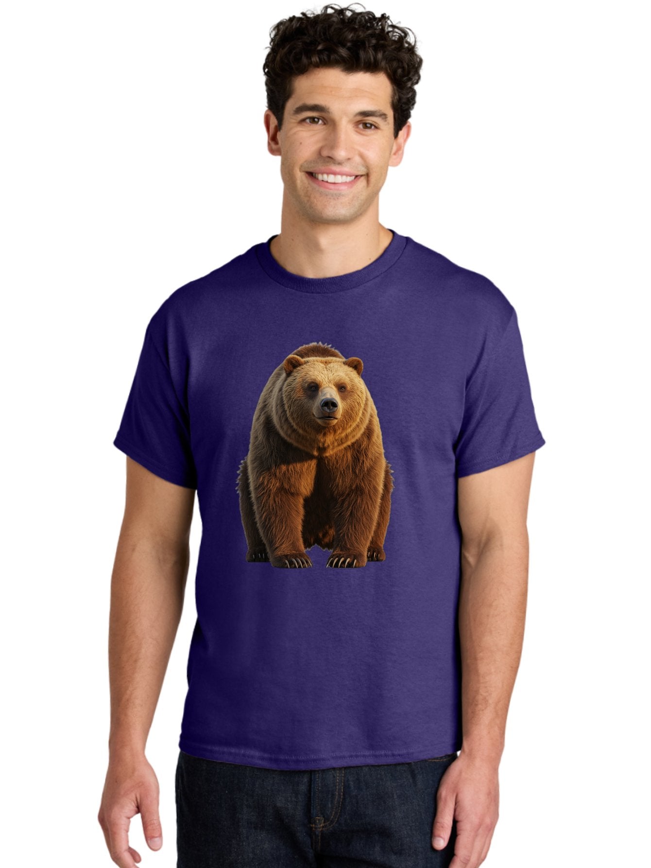 Brown-Bear-2 Men'S Graphic Tee, 100% Cotton, Comfortable Casual Summer Wear, Machine Washable, Vintage Camera, Old Camera, Antique Camera, Black Camera, Classic Photography, Photography Equipment, Nostalgic Device, Film Camera, Camera Art Bae909 29