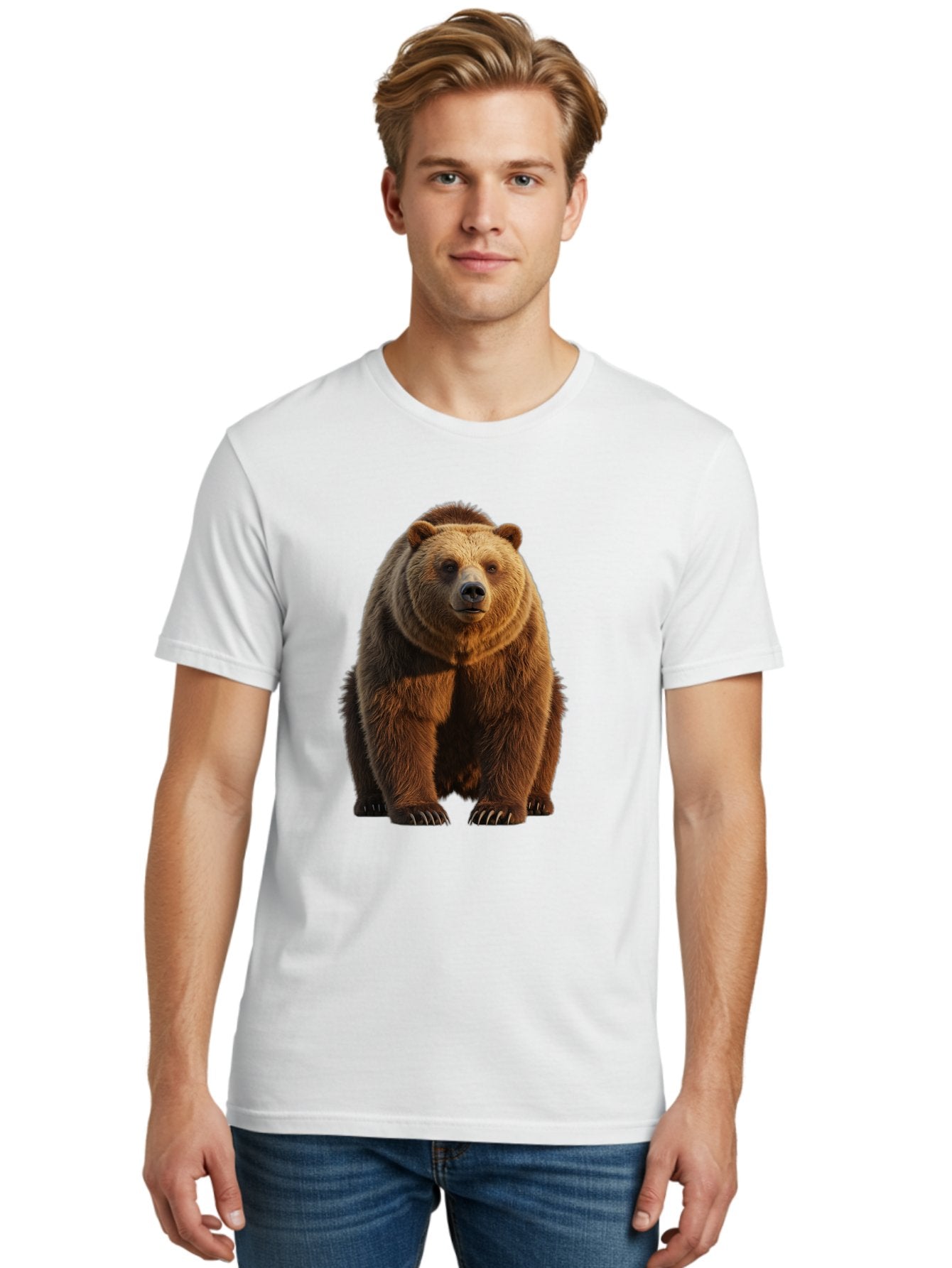 Brown-Bear-2 Men'S Graphic Tee, 100% Cotton, Comfortable Casual Summer Wear, Machine Washable, Vintage Camera, Old Camera, Antique Camera, Black Camera, Classic Photography, Photography Equipment, Nostalgic Device, Film Camera, Camera Art Bae909 23