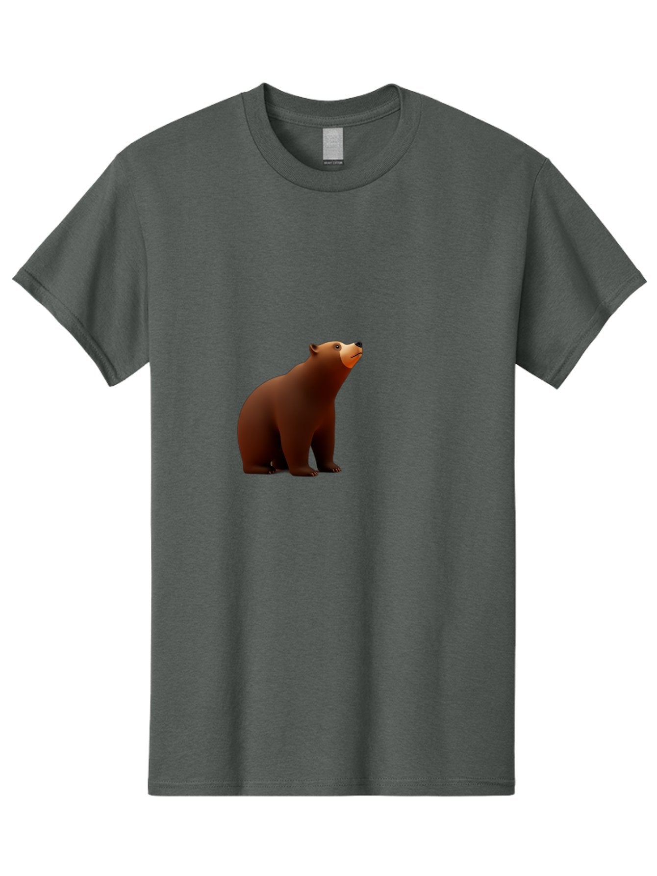 Brown-Bear-3 Men'S Graphic Tee, 100% Cotton, Comfortable Casual Summer Wear, Machine Washable, Vintage Camera, Old Camera, Antique Camera, Black Camera, Classic Photography, Photography Equipment, Nostalgic Device, Film Camera, Camera Art Bae910