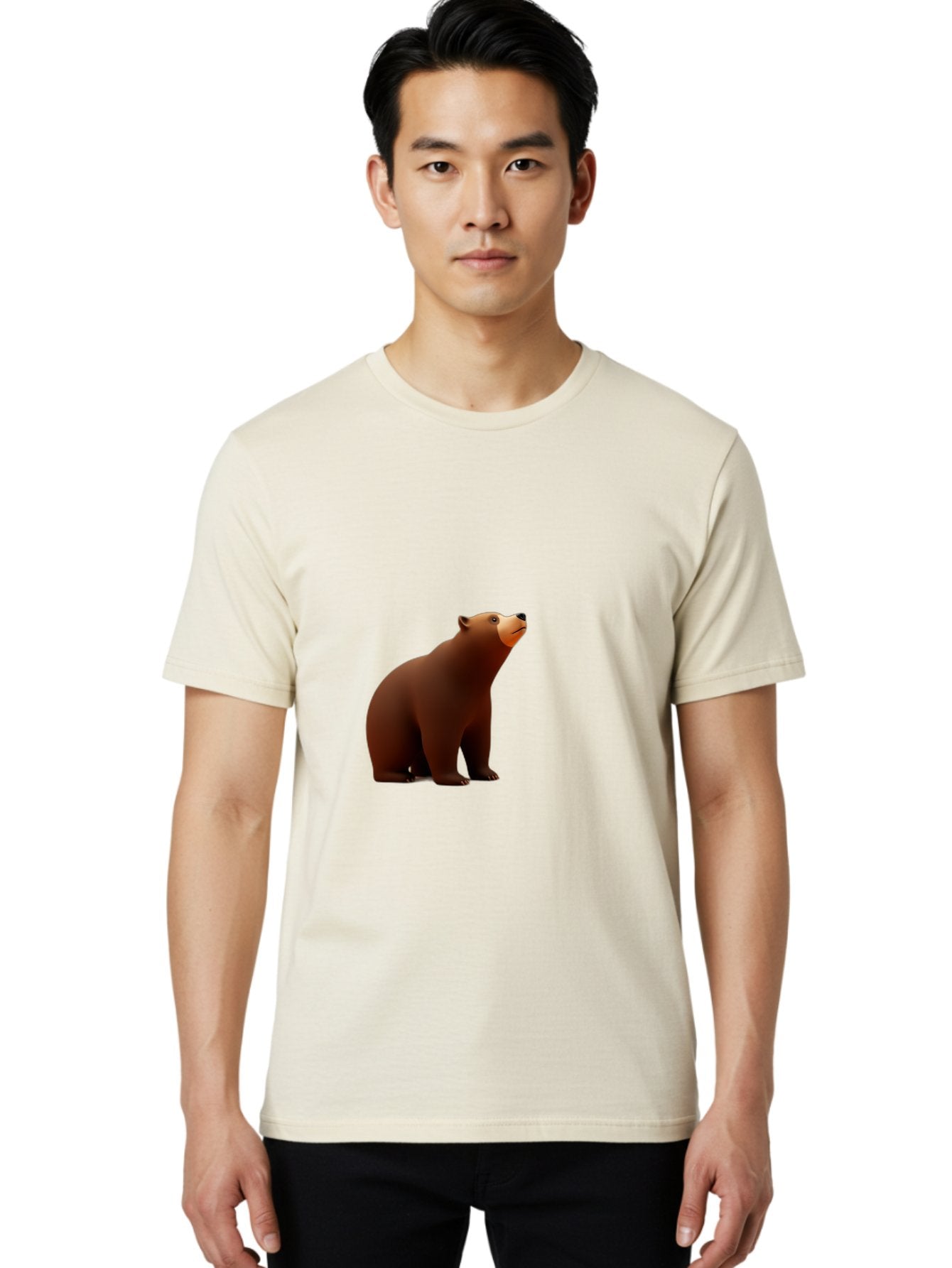 Brown-Bear-3 Men'S Graphic Tee, 100% Cotton, Comfortable Casual Summer Wear, Machine Washable, Vintage Camera, Old Camera, Antique Camera, Black Camera, Classic Photography, Photography Equipment, Nostalgic Device, Film Camera, Camera Art Bae910 18