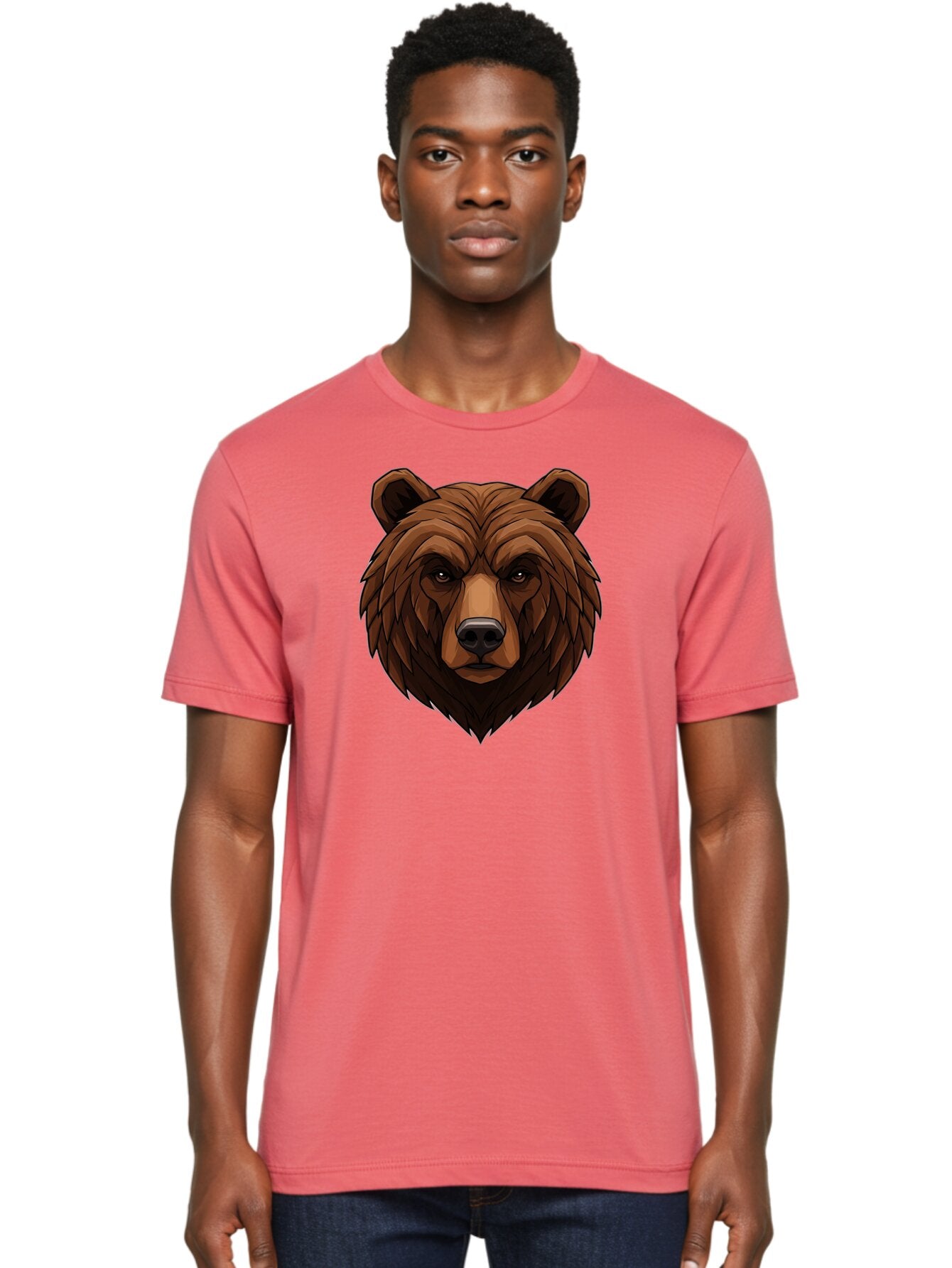 Brown-Bear-4 Men'S Graphic Tee, 100% Cotton, Comfortable Casual Summer Wear, Machine Washable, Vintage Camera, Old Camera, Antique Camera, Black Camera, Classic Photography, Photography Equipment, Nostalgic Device, Film Camera, Camera Art Bae911 18