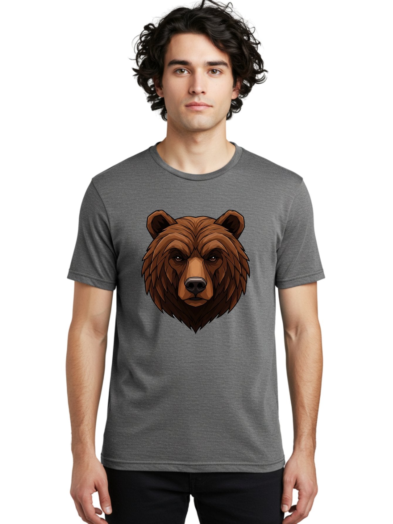 Brown-Bear-4 Men'S Graphic Tee, 100% Cotton, Comfortable Casual Summer Wear, Machine Washable, Vintage Camera, Old Camera, Antique Camera, Black Camera, Classic Photography, Photography Equipment, Nostalgic Device, Film Camera, Camera Art Bae911 28