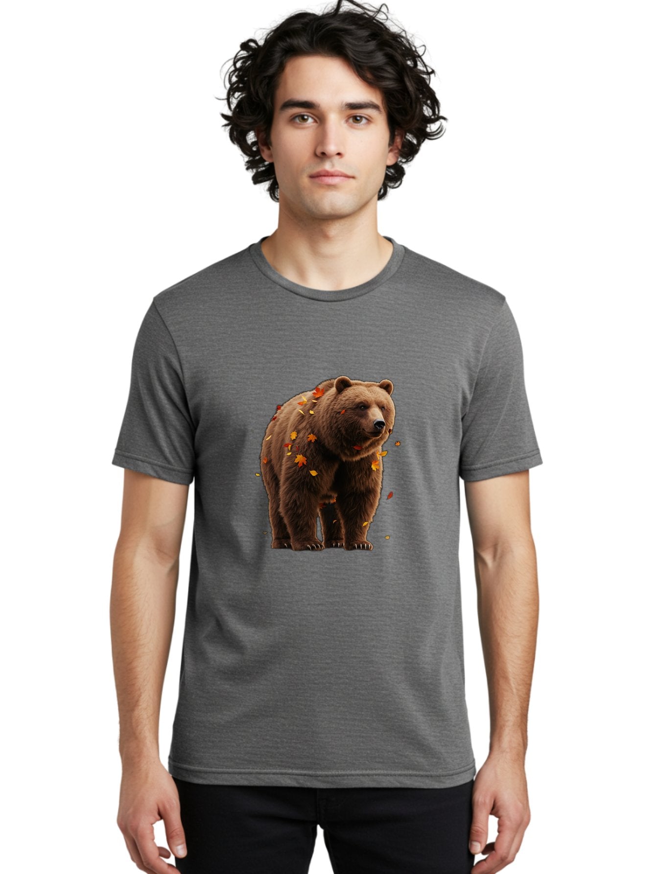 Brown-Bear-5 Men'S Graphic Tee, 100% Cotton, Comfortable Casual Summer Wear, Machine Washable, Vintage Camera, Old Camera, Antique Camera, Black Camera, Classic Photography, Photography Equipment, Nostalgic Device, Film Camera, Camera Art Bae912 20
