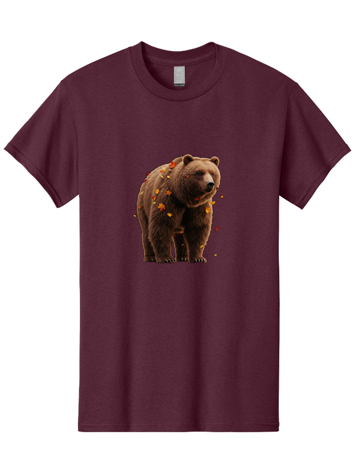 Brown-Bear-5 Men'S Graphic Tee, 100% Cotton, Comfortable Casual Summer Wear, Machine Washable, Vintage Camera, Old Camera, Antique Camera, Black Camera, Classic Photography, Photography Equipment, Nostalgic Device, Film Camera, Camera Art Bae912 8