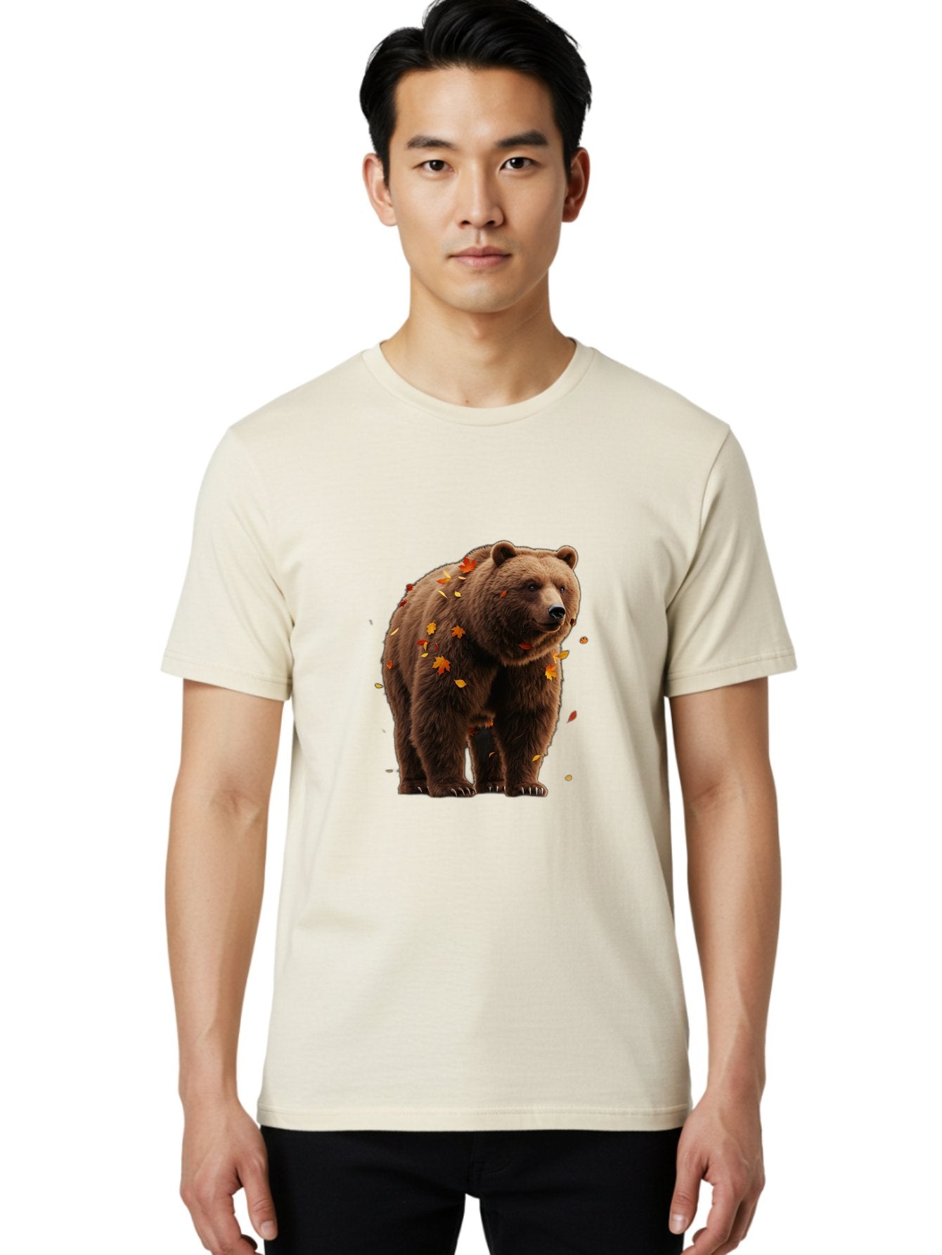 Brown-Bear-5 Men'S Graphic Tee, 100% Cotton, Comfortable Casual Summer Wear, Machine Washable, Vintage Camera, Old Camera, Antique Camera, Black Camera, Classic Photography, Photography Equipment, Nostalgic Device, Film Camera, Camera Art Bae912 21