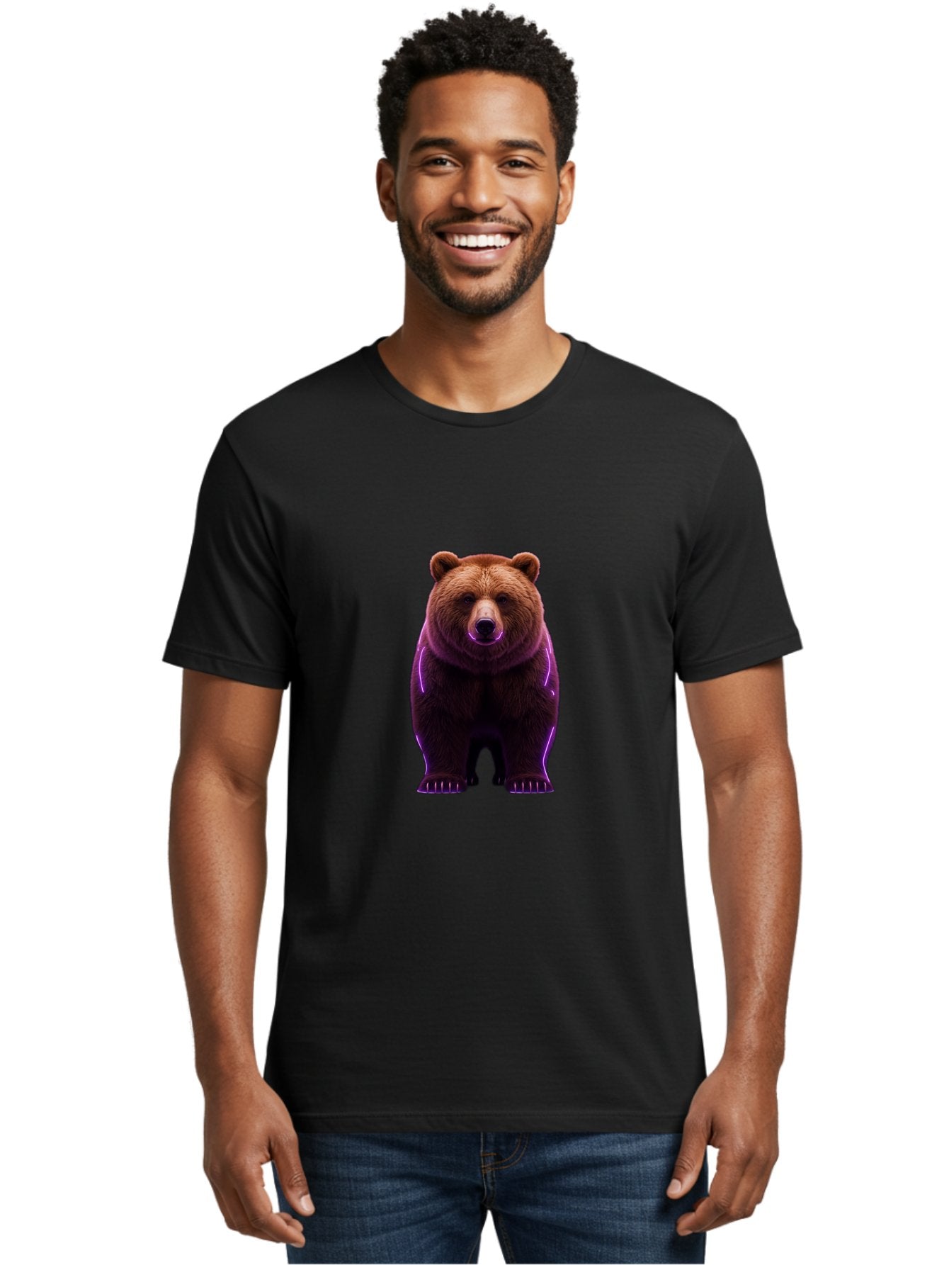 Brown-Bear-6 Men'S Graphic Tee, 100% Cotton, Comfortable Casual Summer Wear, Machine Washable, Vintage Camera, Old Camera, Antique Camera, Black Camera, Classic Photography, Photography Equipment, Nostalgic Device, Film Camera, Camera Art Bae913 26