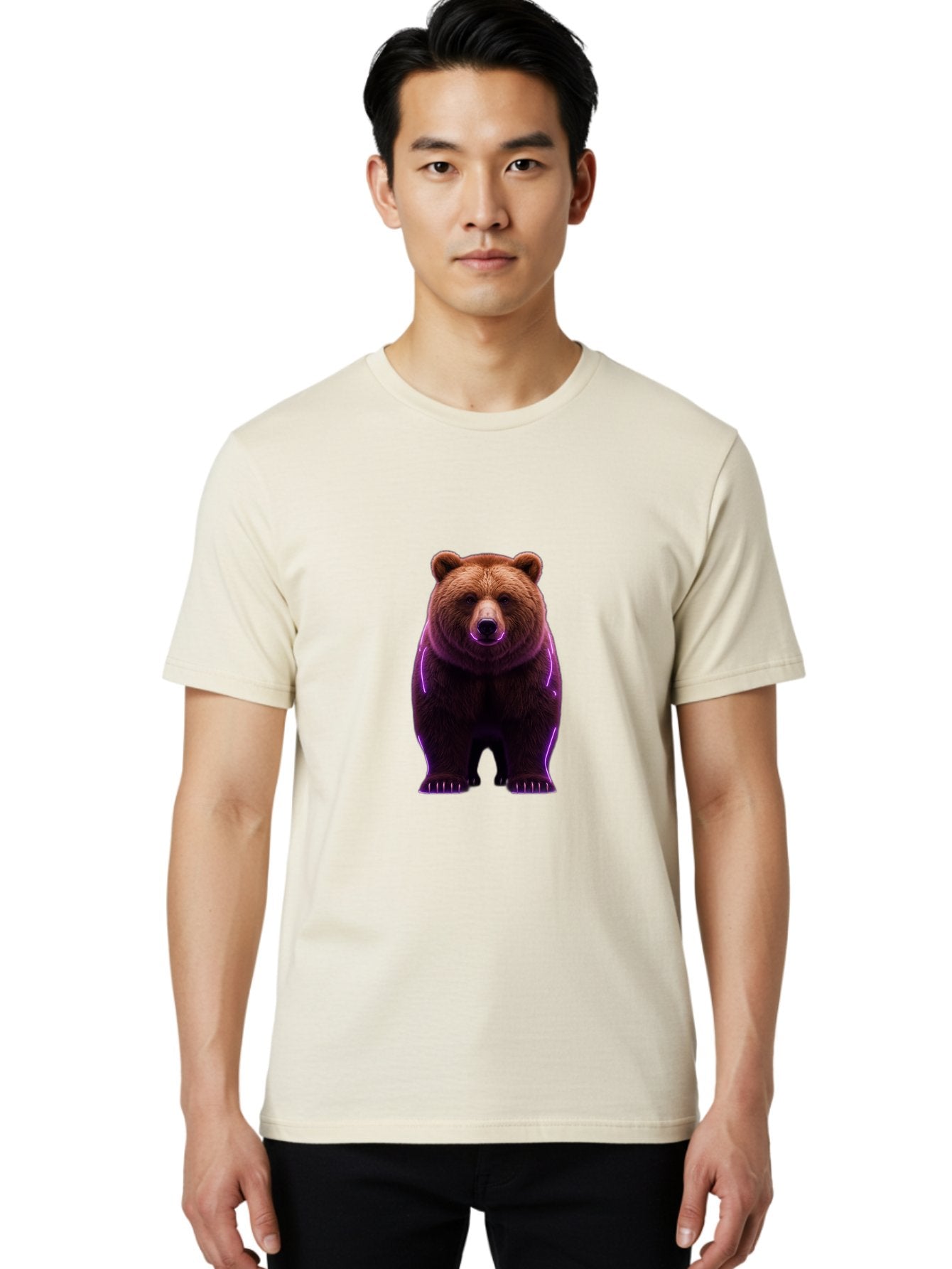 Brown-Bear-6 Men'S Graphic Tee, 100% Cotton, Comfortable Casual Summer Wear, Machine Washable, Vintage Camera, Old Camera, Antique Camera, Black Camera, Classic Photography, Photography Equipment, Nostalgic Device, Film Camera, Camera Art Bae913 22