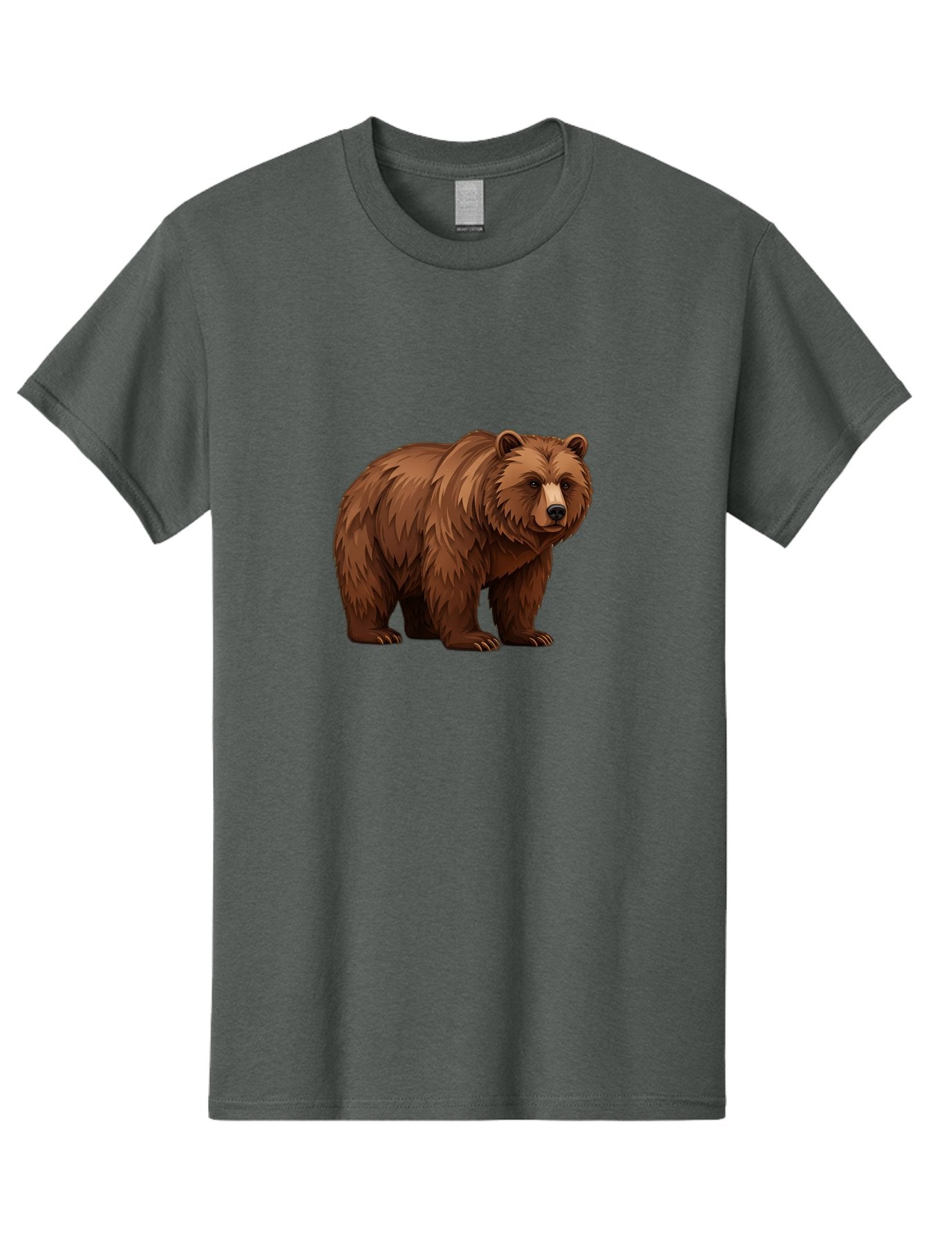 Brown-Bear-7 Men'S Graphic Tee, 100% Cotton, Comfortable Casual Summer Wear, Machine Washable, Vintage Camera, Old Camera, Antique Camera, Black Camera, Classic Photography, Photography Equipment, Nostalgic Device, Film Camera, Camera Art Bae914 7