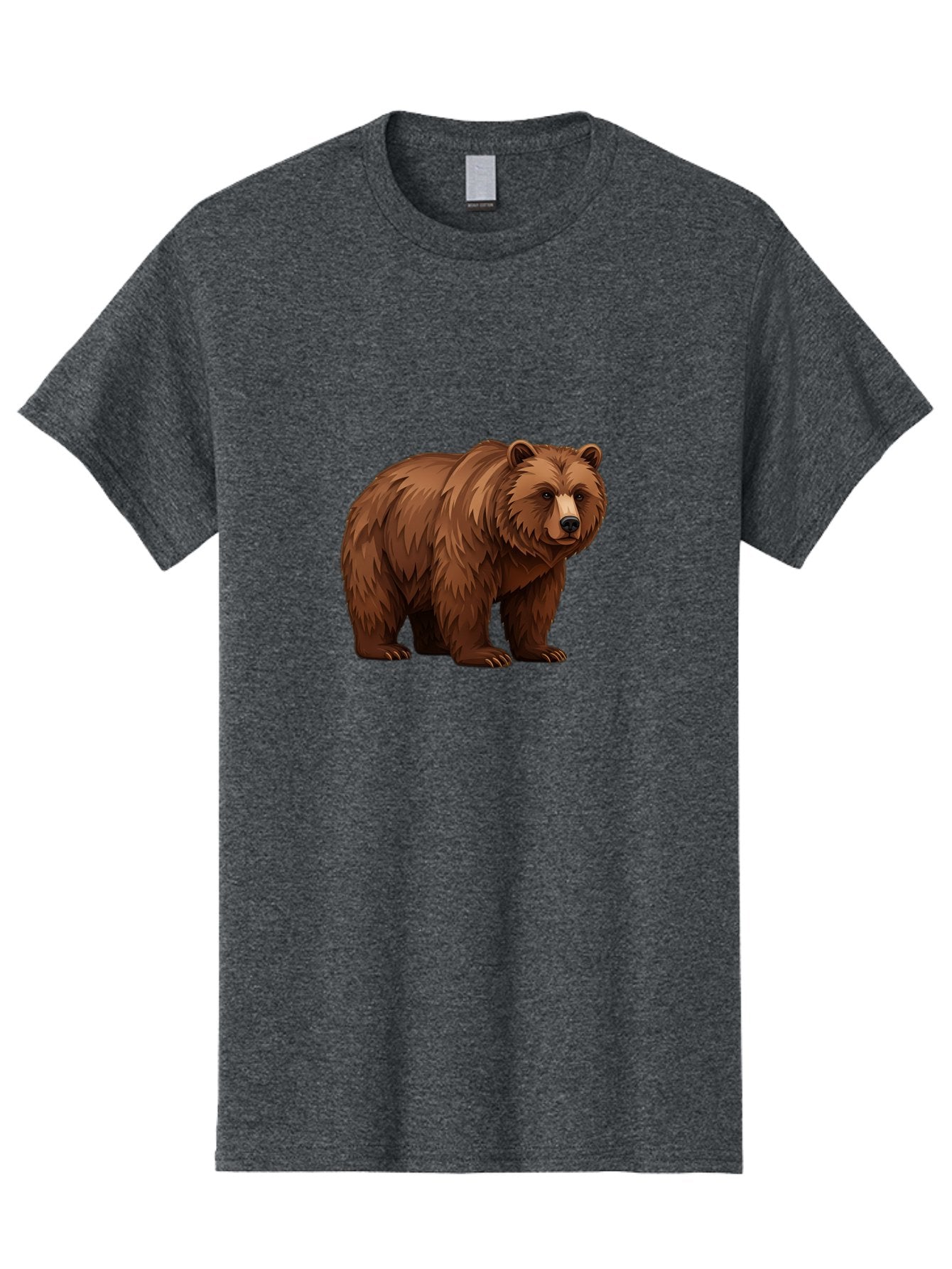 Brown-Bear-7 Men'S Graphic Tee, 100% Cotton, Comfortable Casual Summer Wear, Machine Washable, Vintage Camera, Old Camera, Antique Camera, Black Camera, Classic Photography, Photography Equipment, Nostalgic Device, Film Camera, Camera Art Bae914 6