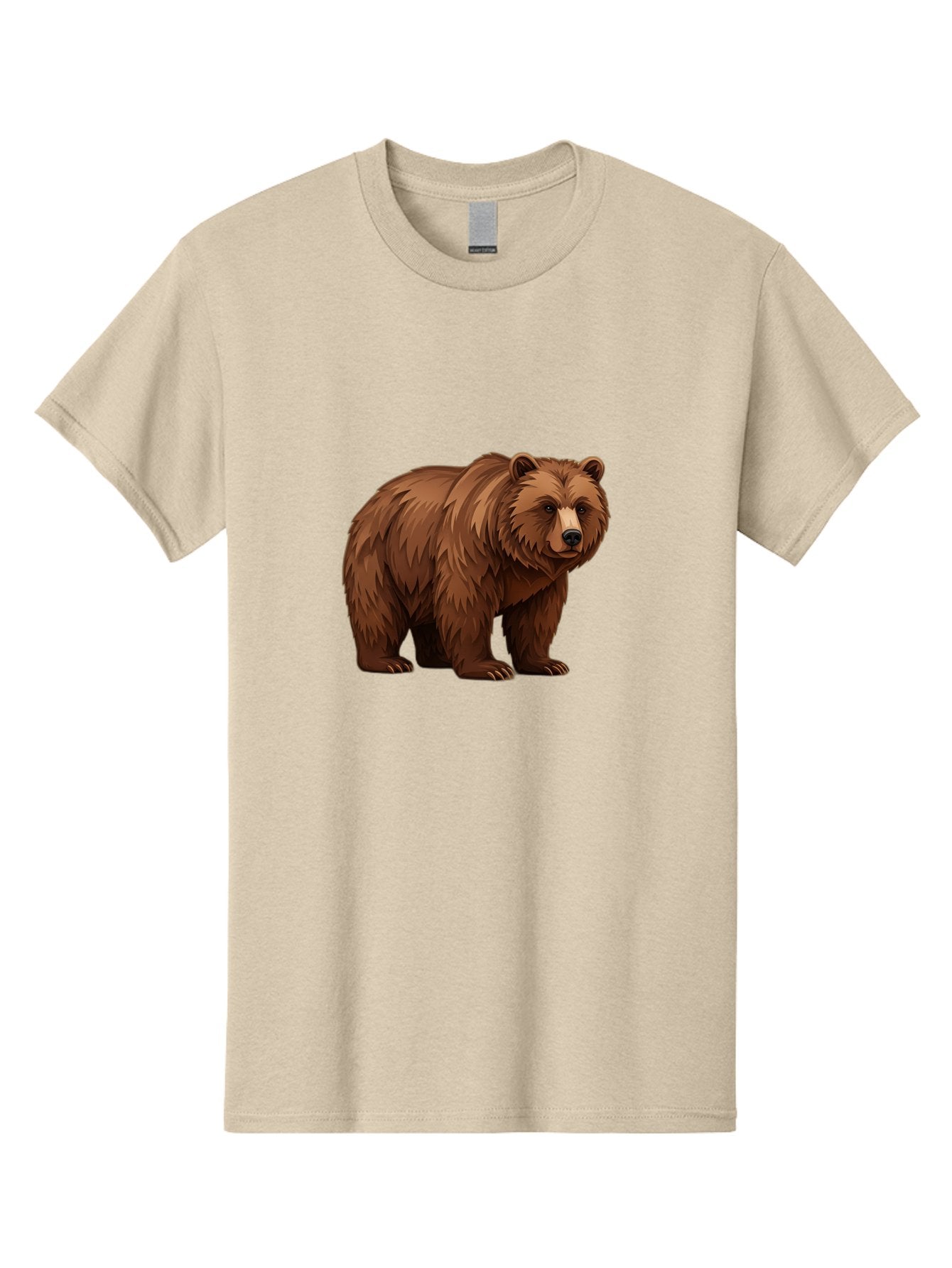 Brown-Bear-7 Men'S Graphic Tee, 100% Cotton, Comfortable Casual Summer Wear, Machine Washable, Vintage Camera, Old Camera, Antique Camera, Black Camera, Classic Photography, Photography Equipment, Nostalgic Device, Film Camera, Camera Art Bae914