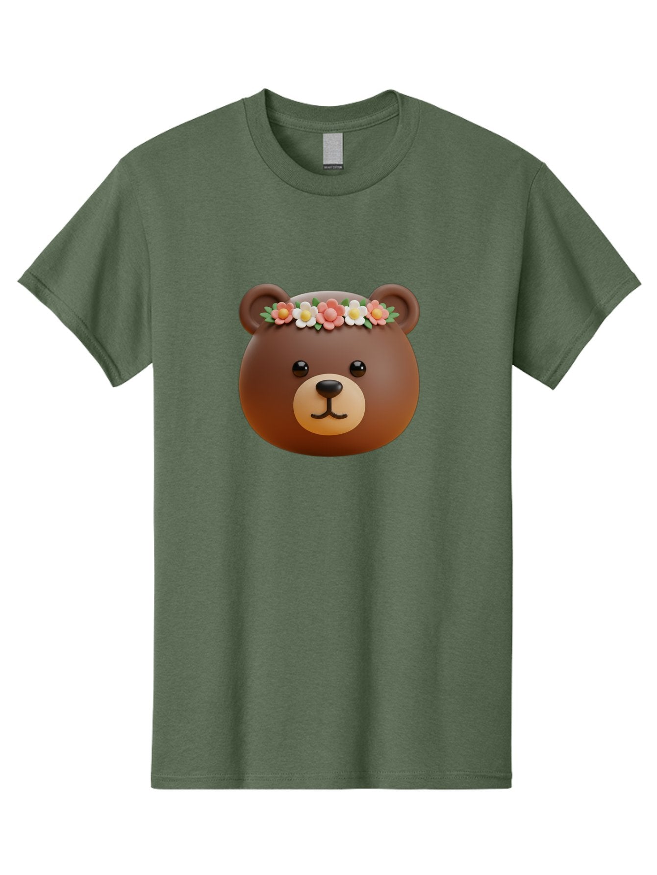 Brown-Bear-Emoji-With-Flowers Men'S Graphic Tee, 100% Cotton, Comfortable Casual Summer Wear, Machine Washable, Vintage Camera, Old Camera, Antique Camera, Black Camera, Classic Photography, Photography Equipment, Nostalgic Device, Bae919 7