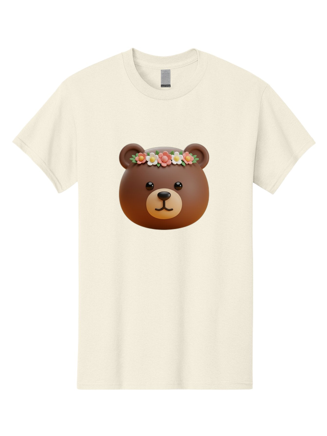 Brown-Bear-Emoji-With-Flowers Men'S Graphic Tee, 100% Cotton, Comfortable Casual Summer Wear, Machine Washable, Vintage Camera, Old Camera, Antique Camera, Black Camera, Classic Photography, Photography Equipment, Nostalgic Device, Bae919 6