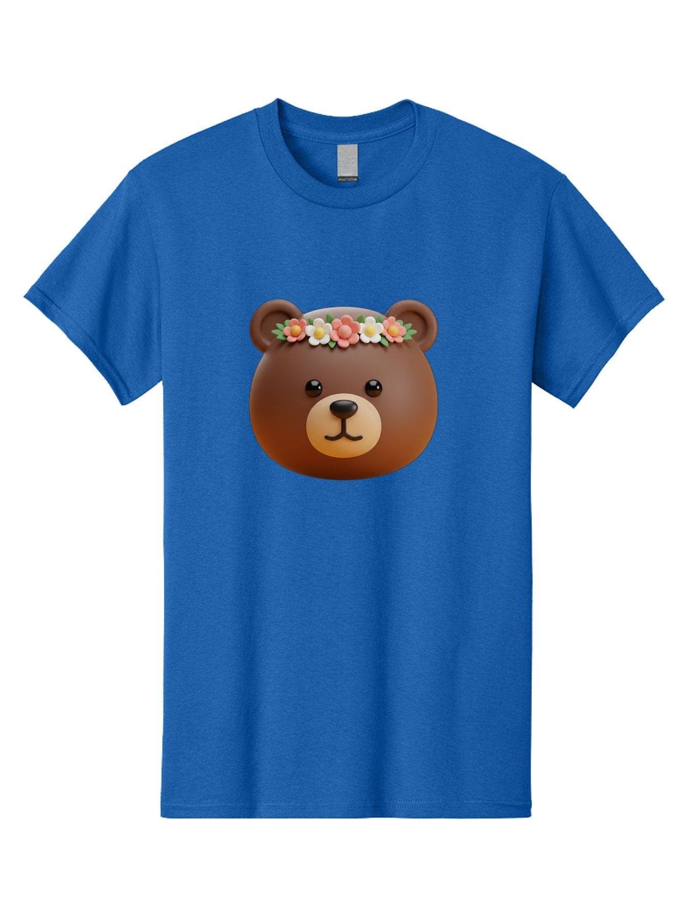 Brown-Bear-Emoji-With-Flowers Men'S Graphic Tee, 100% Cotton, Comfortable Casual Summer Wear, Machine Washable, Vintage Camera, Old Camera, Antique Camera, Black Camera, Classic Photography, Photography Equipment, Nostalgic Device, Bae919 4