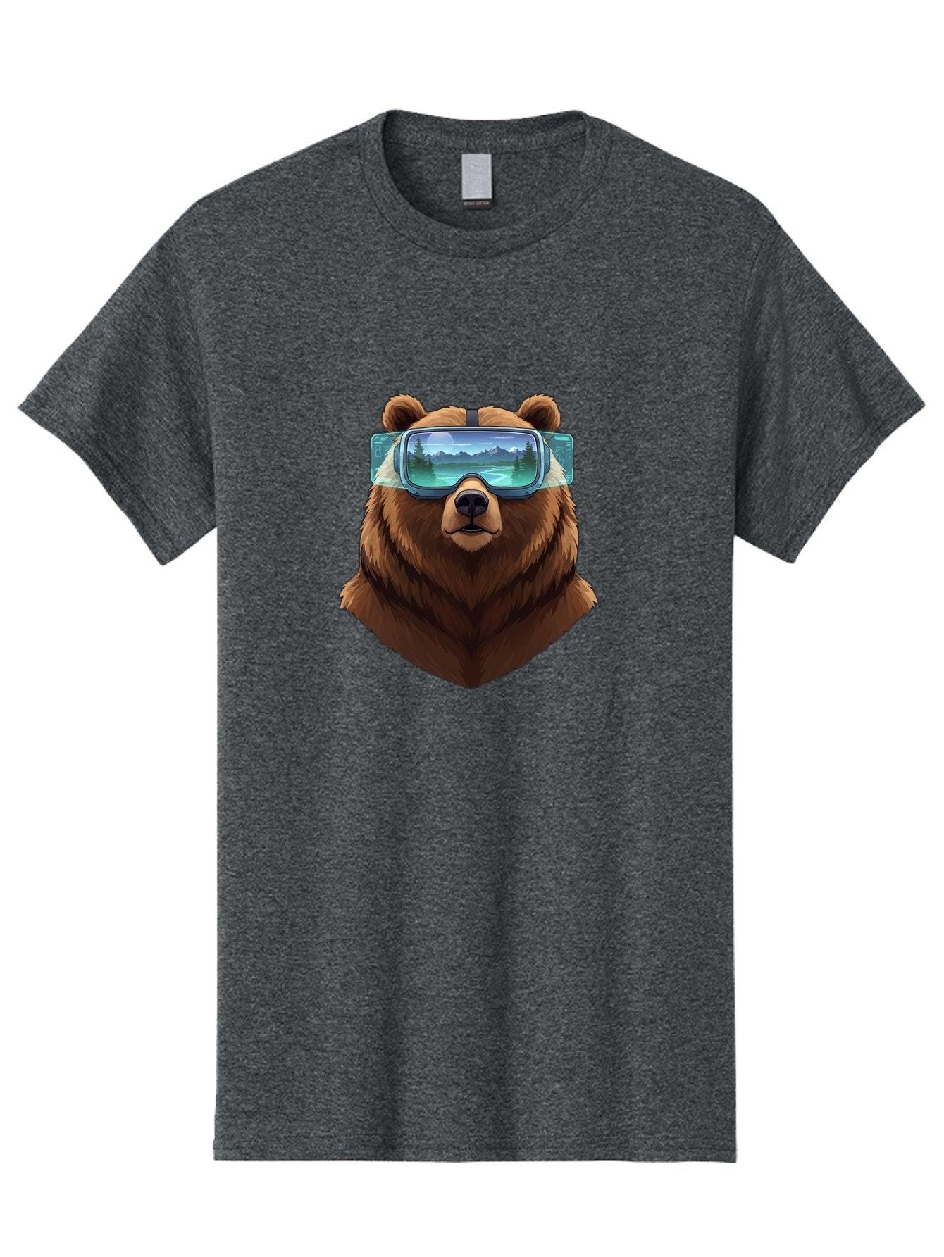 Brown-Bear-Goggles Men'S Graphic Tee, 100% Cotton, Comfortable Casual Summer Wear, Machine Washable, Vintage Camera, Old Camera, Antique Camera, Black Camera, Classic Photography, Photography Equipment, Nostalgic Device, Film Camera, Bae920 14