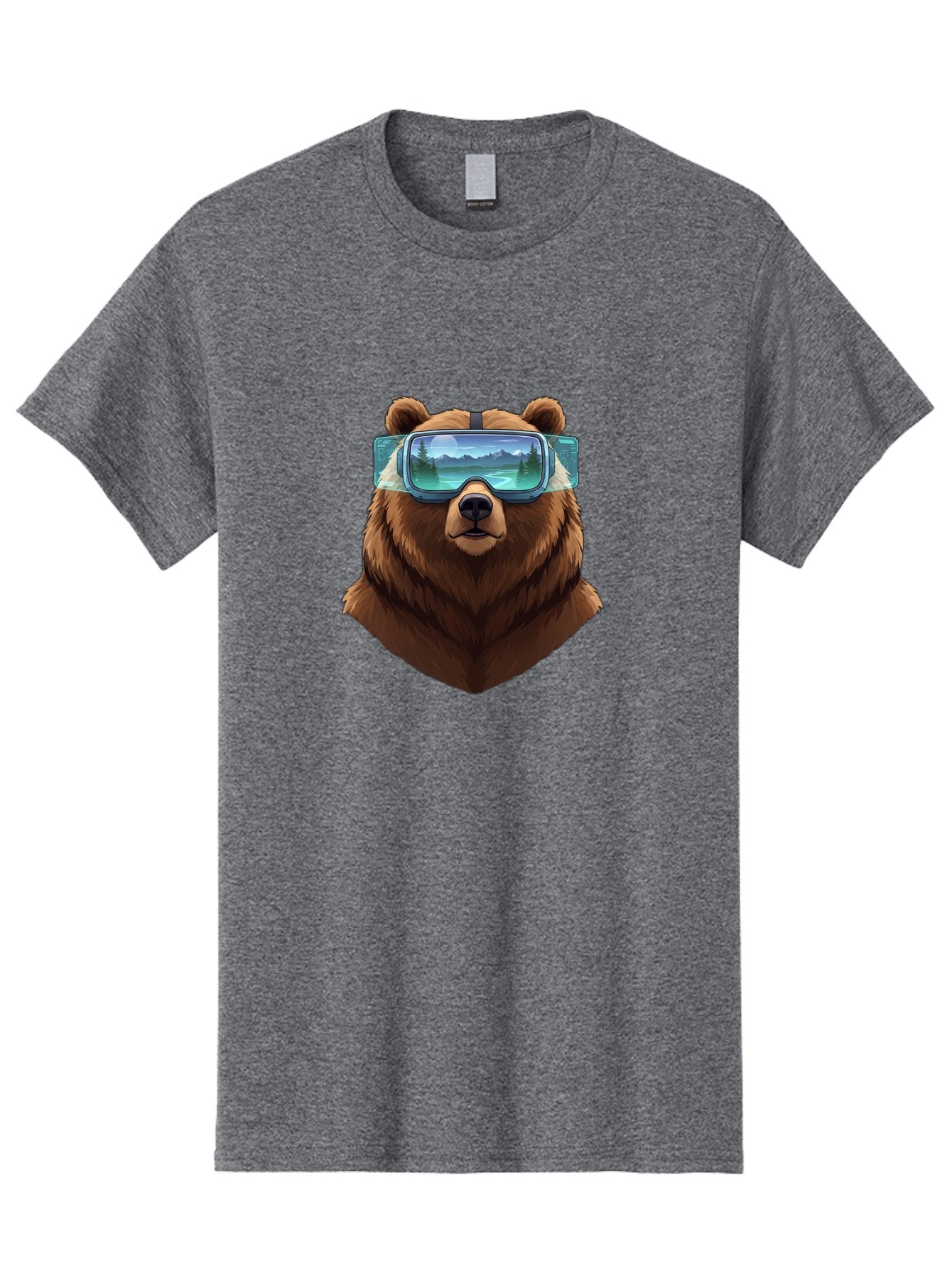 Brown-Bear-Goggles Men'S Graphic Tee, 100% Cotton, Comfortable Casual Summer Wear, Machine Washable, Vintage Camera, Old Camera, Antique Camera, Black Camera, Classic Photography, Photography Equipment, Nostalgic Device, Film Camera, Bae920 3
